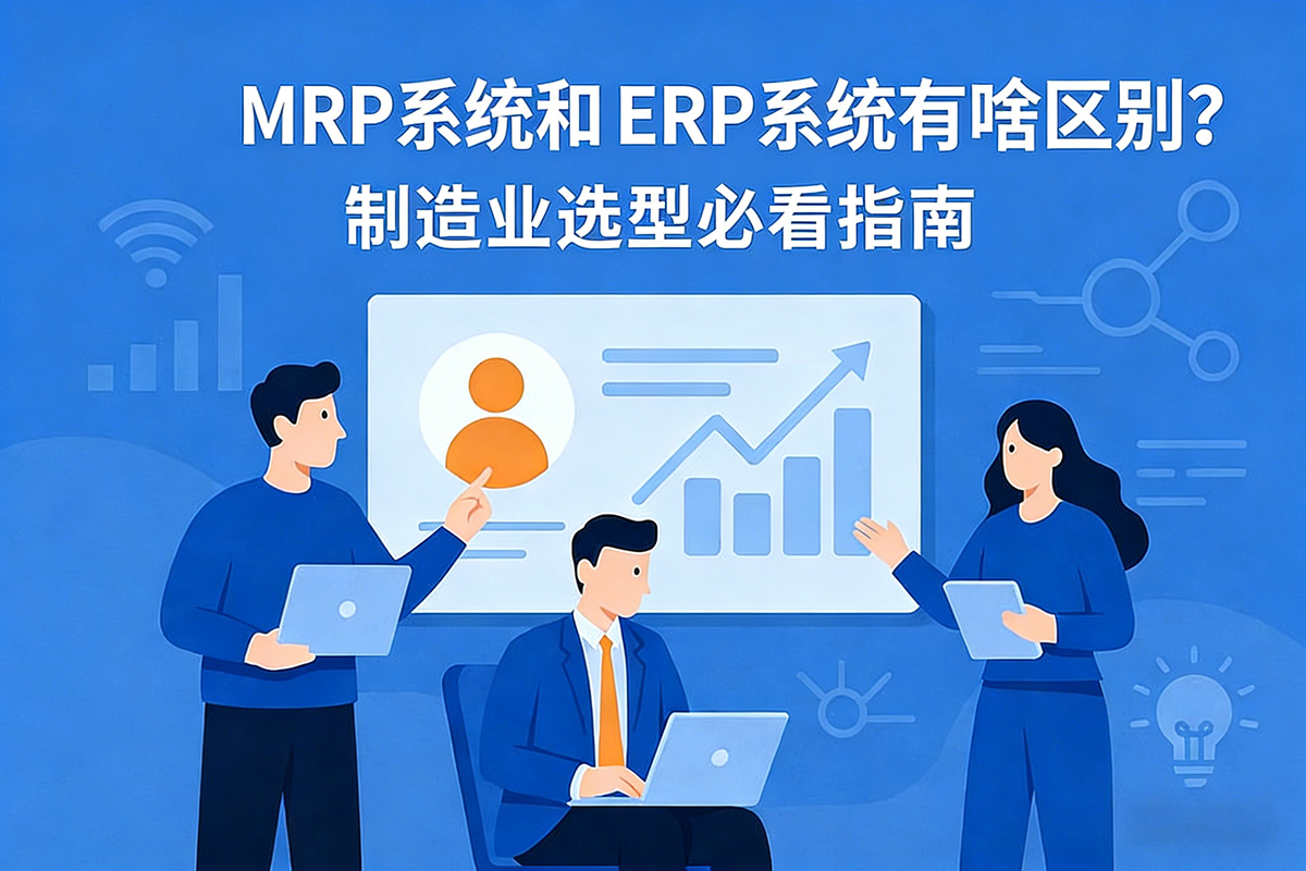 MRP系统和ERP系统有啥区别？制造业选型必看指南