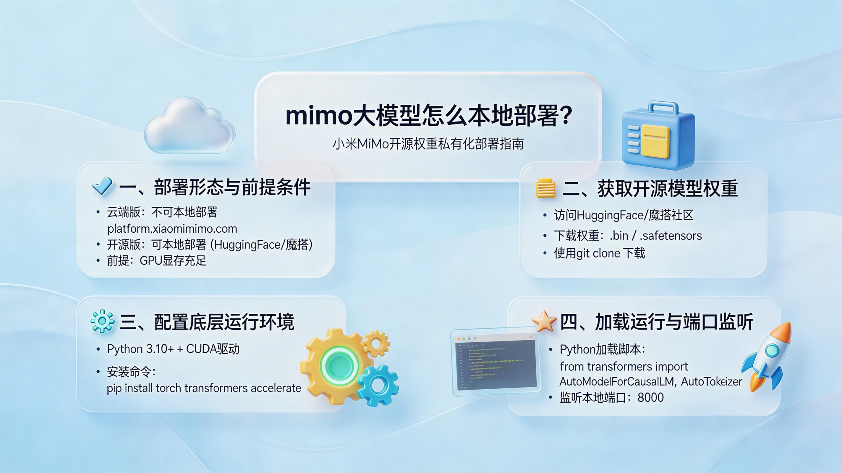 mimo大模型怎么本地部署？小米MiMo开源权重私有化部署指南_图1