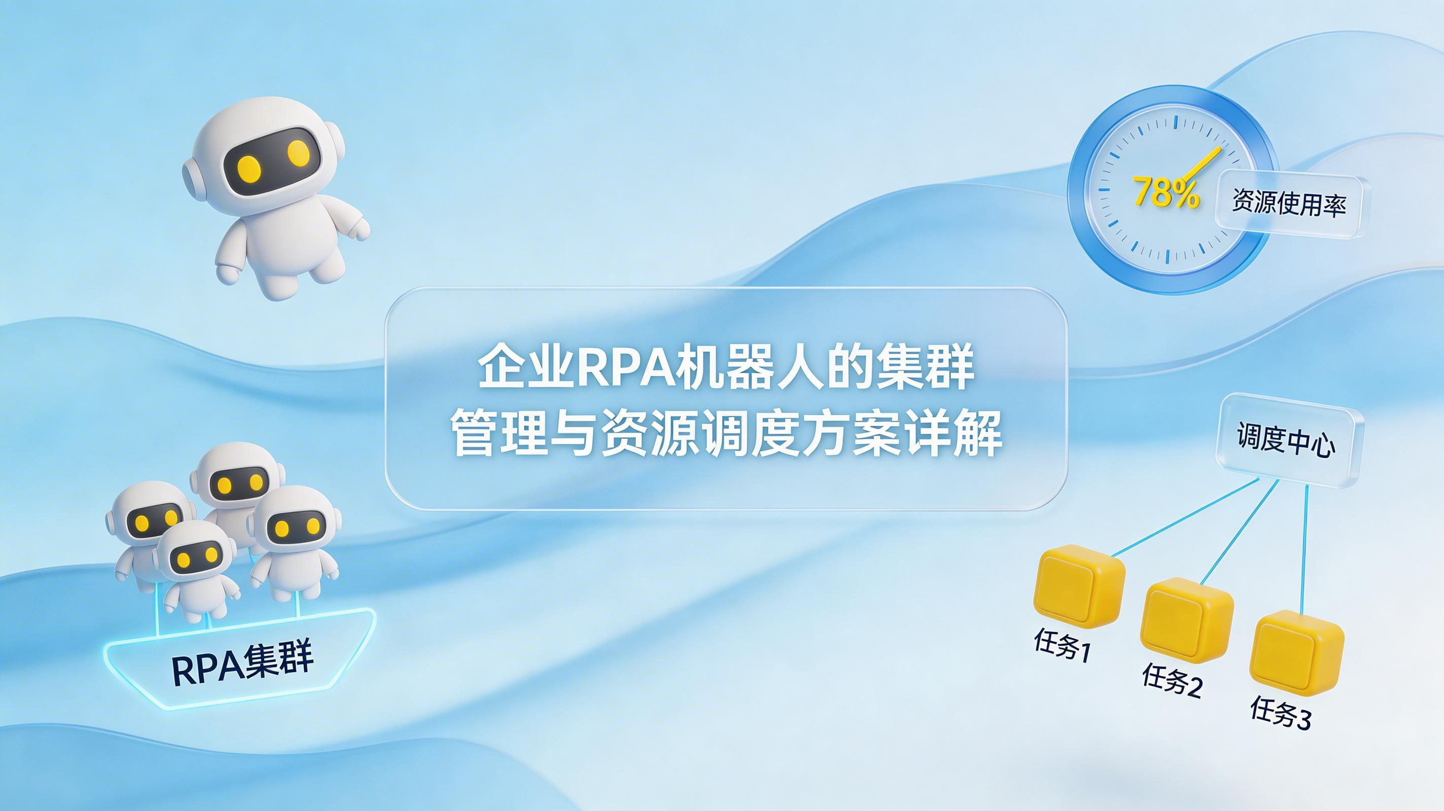 企业 RPA 机器人的集群管理与资源调度方案详解_图1