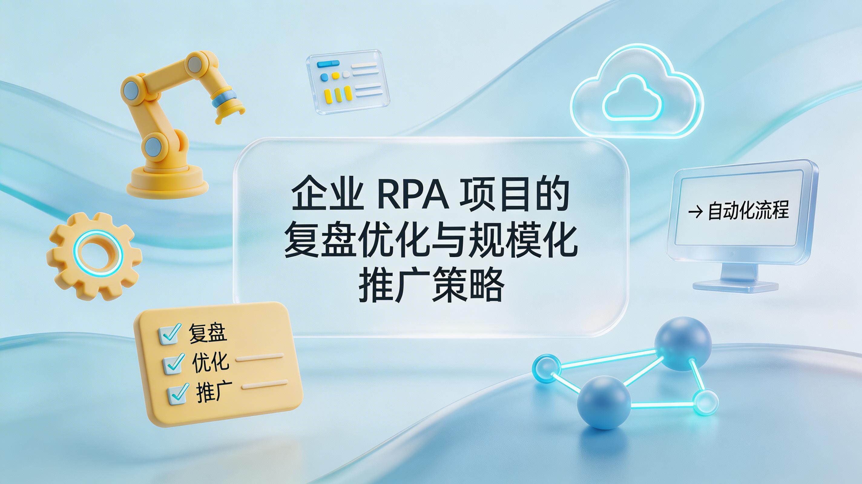 企业 RPA 项目的复盘优化与规模化推广策略_图1