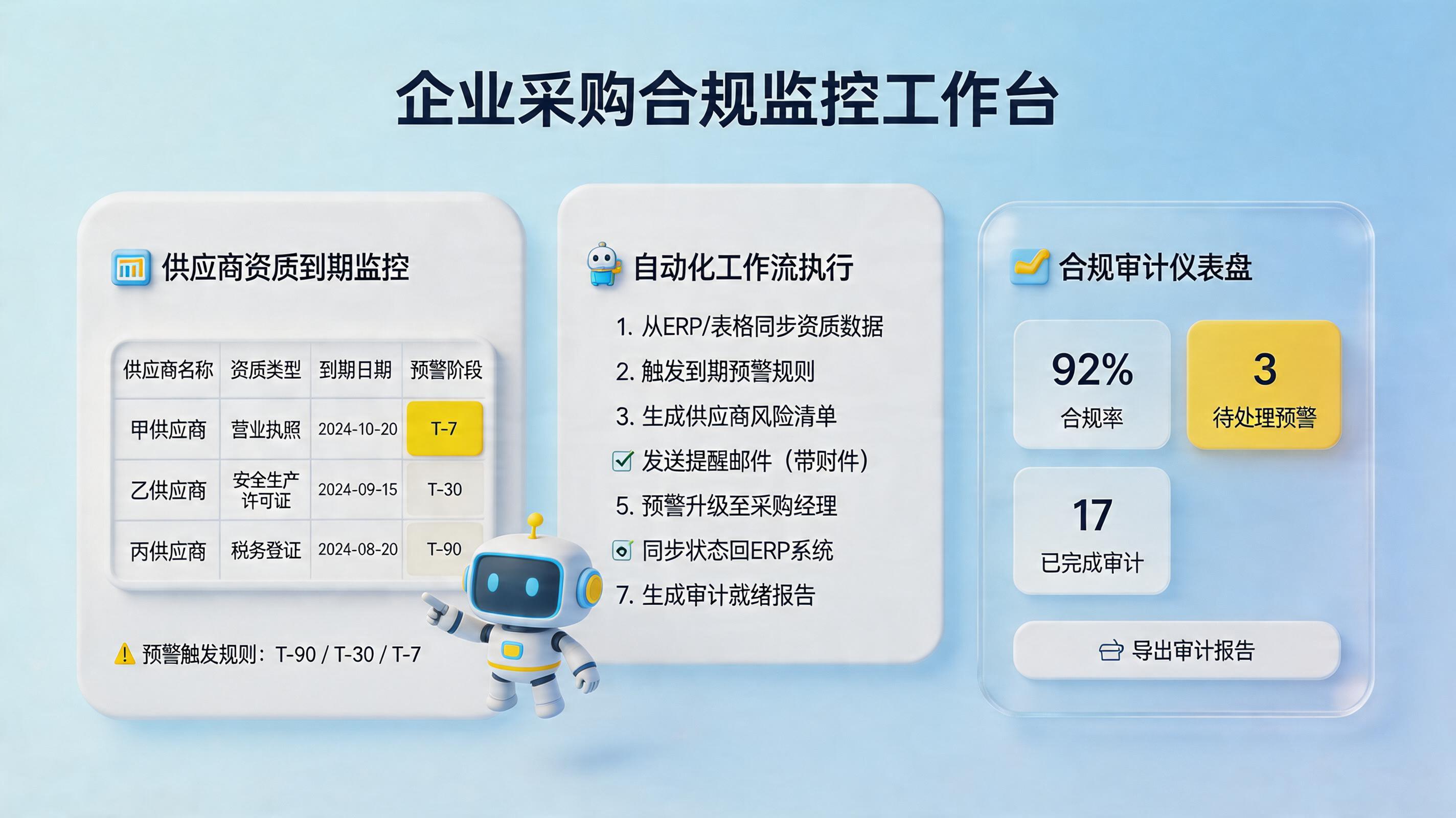 供应商资质到期了实在Agent能不能自动发邮件提醒？落地方法_主图