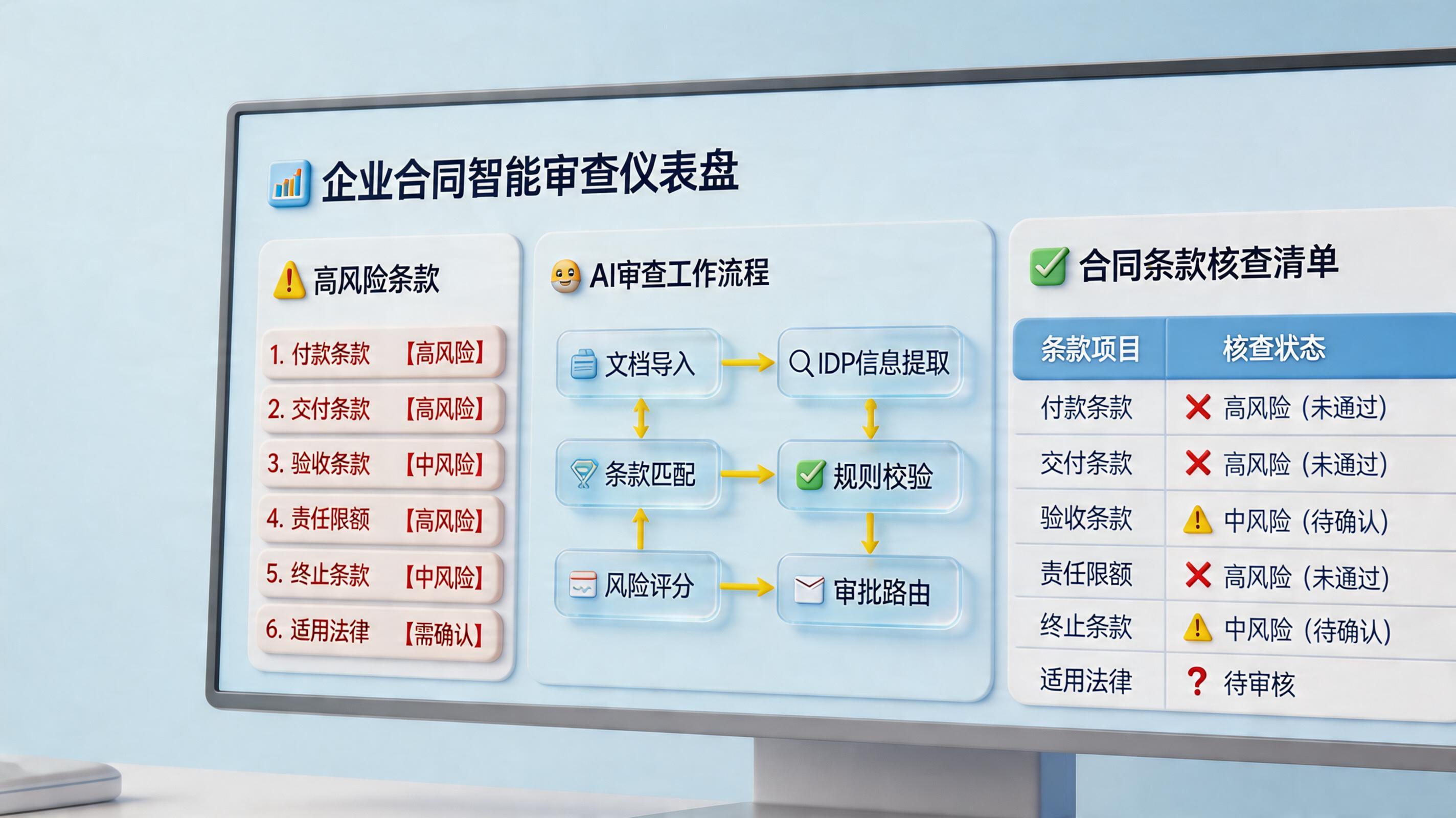 销售合同关键条款能自动审核吗实在Agent怎么操作？三步落地_主图