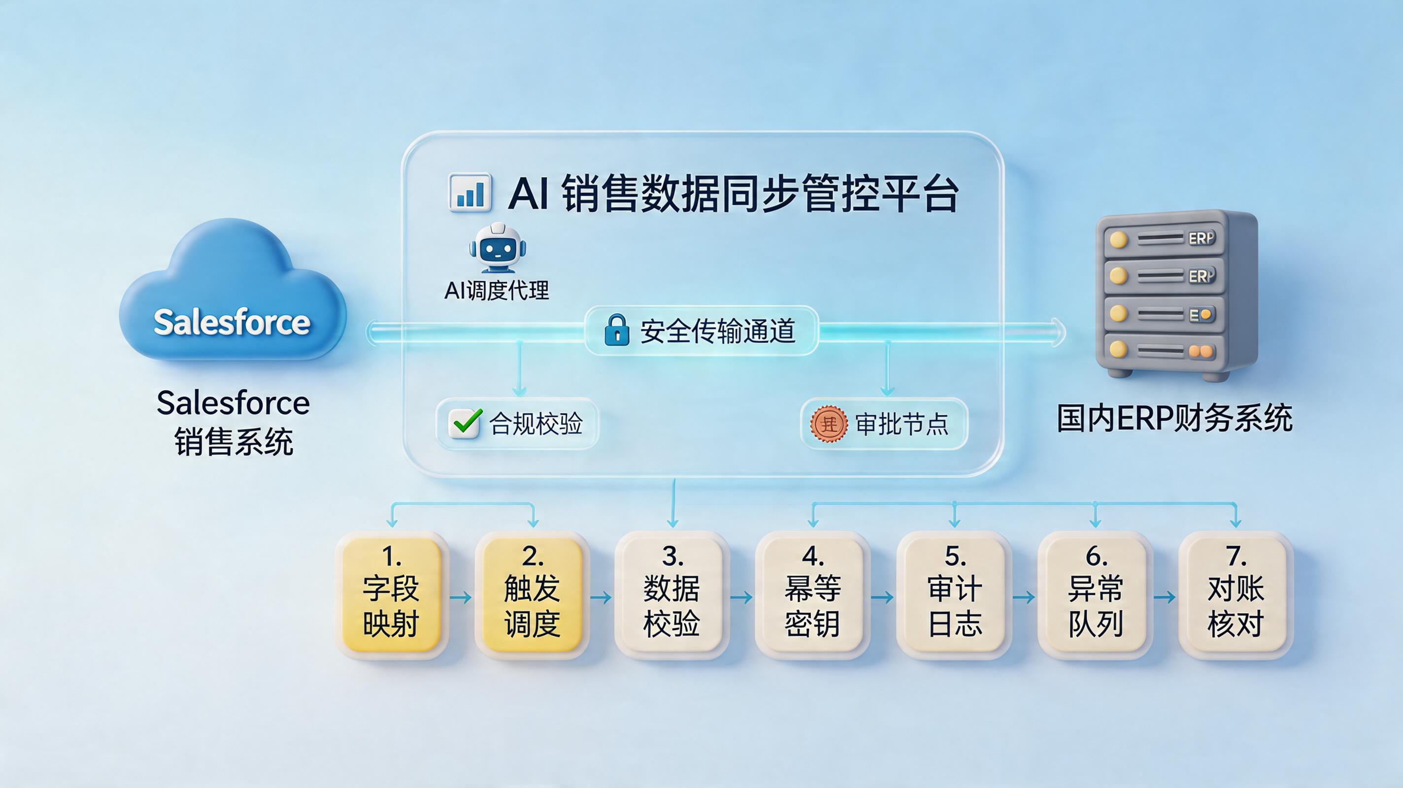 Salesforce销售数据如何用实在Agent自动同步到国内系统？同步对账闭环_主图
