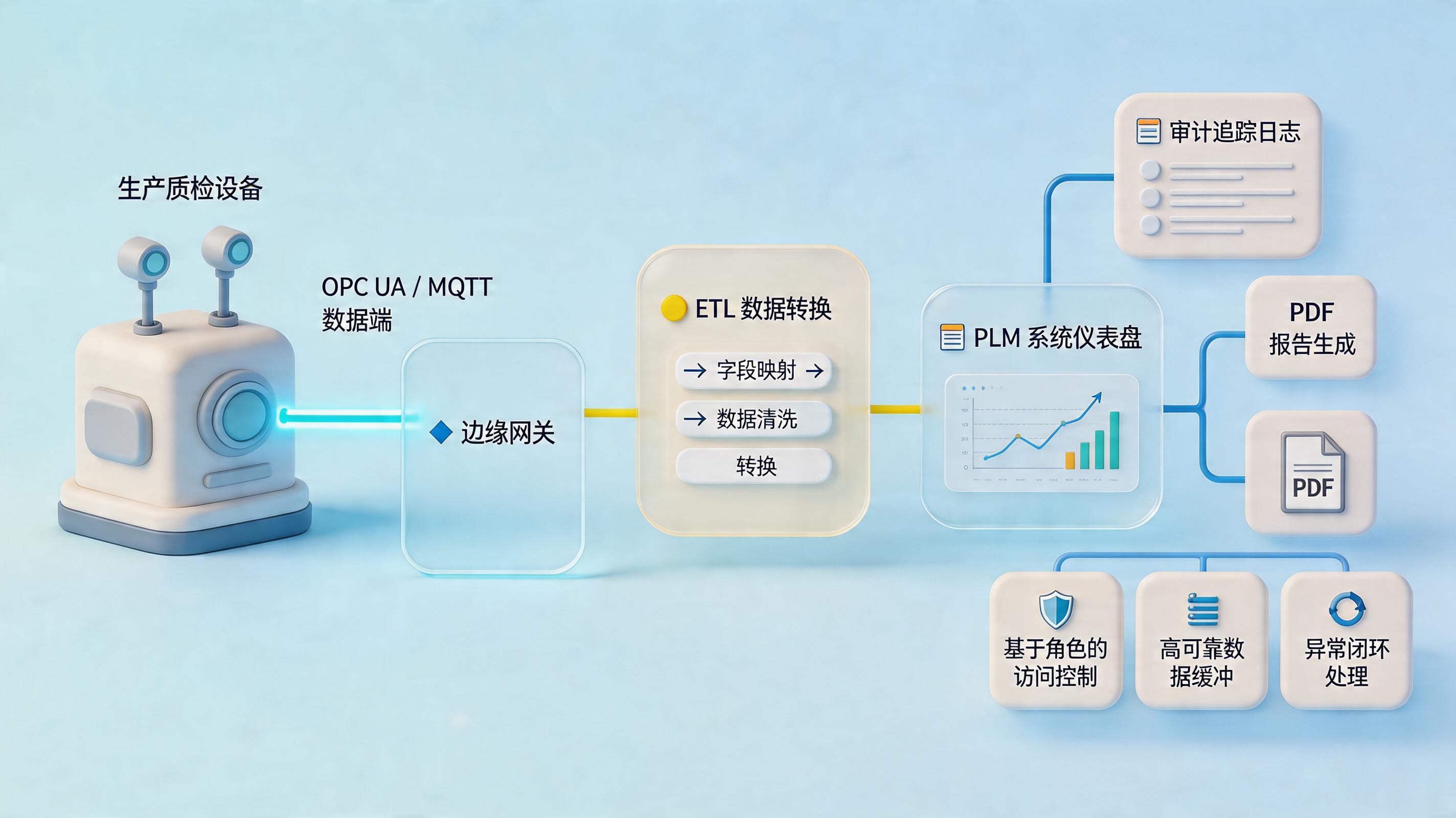 检测设备的数据如何自动采集上传到PLM？端到端自动化路径_主图