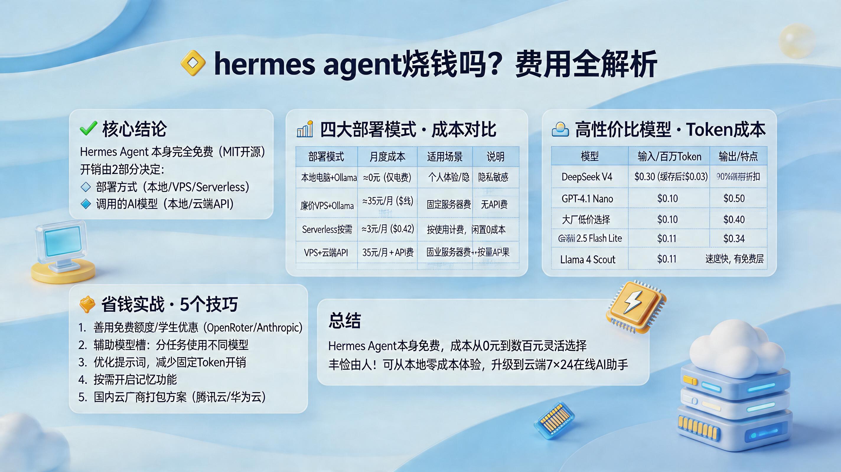 hermes agent烧钱吗？费用全解析_图1