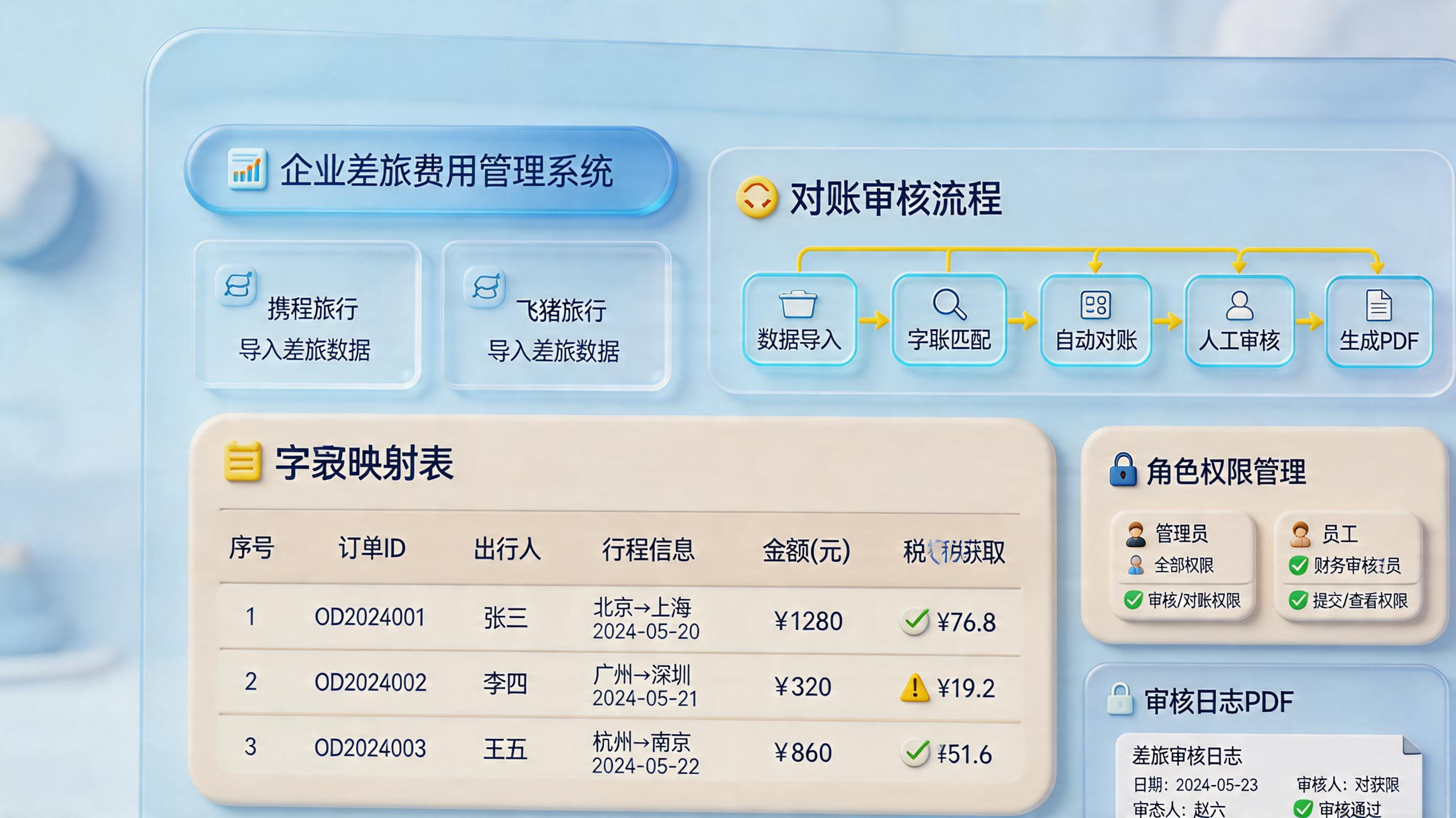 滴滴/携程商旅数据能不能自动导入费控系统？对接路径与风控_主图
