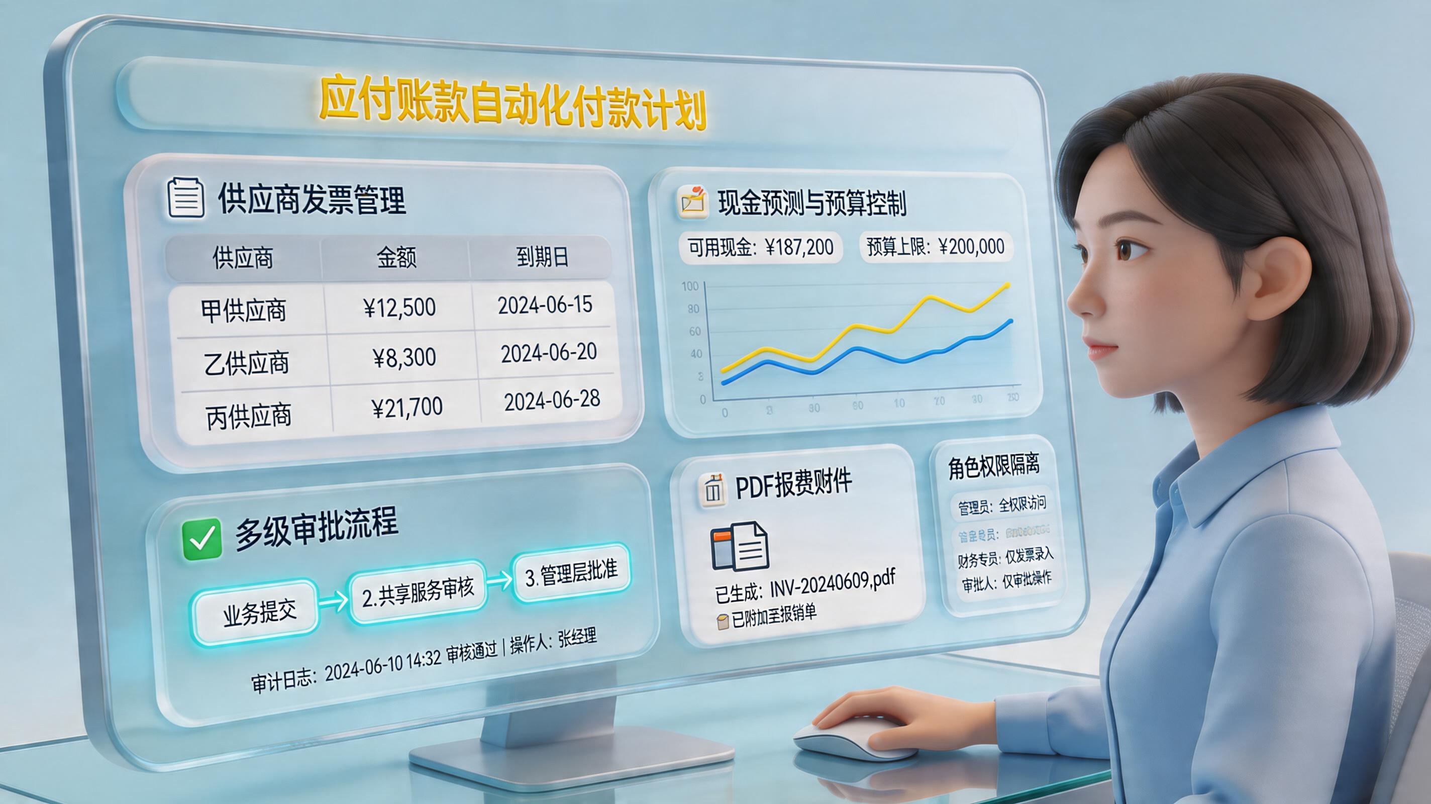 应付账款付款计划怎么自动生成并审批？流程要点与自动化_主图