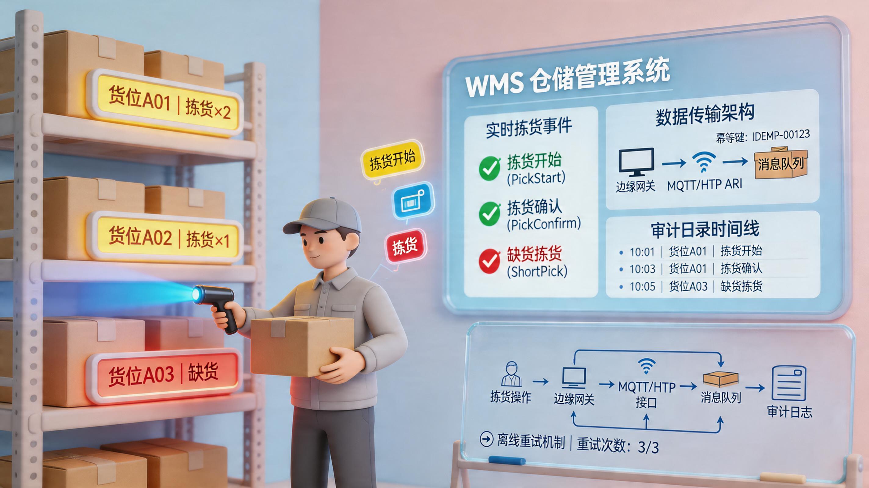 电子标签拣货数据如何自动同步到WMS？四步打通链路_主图