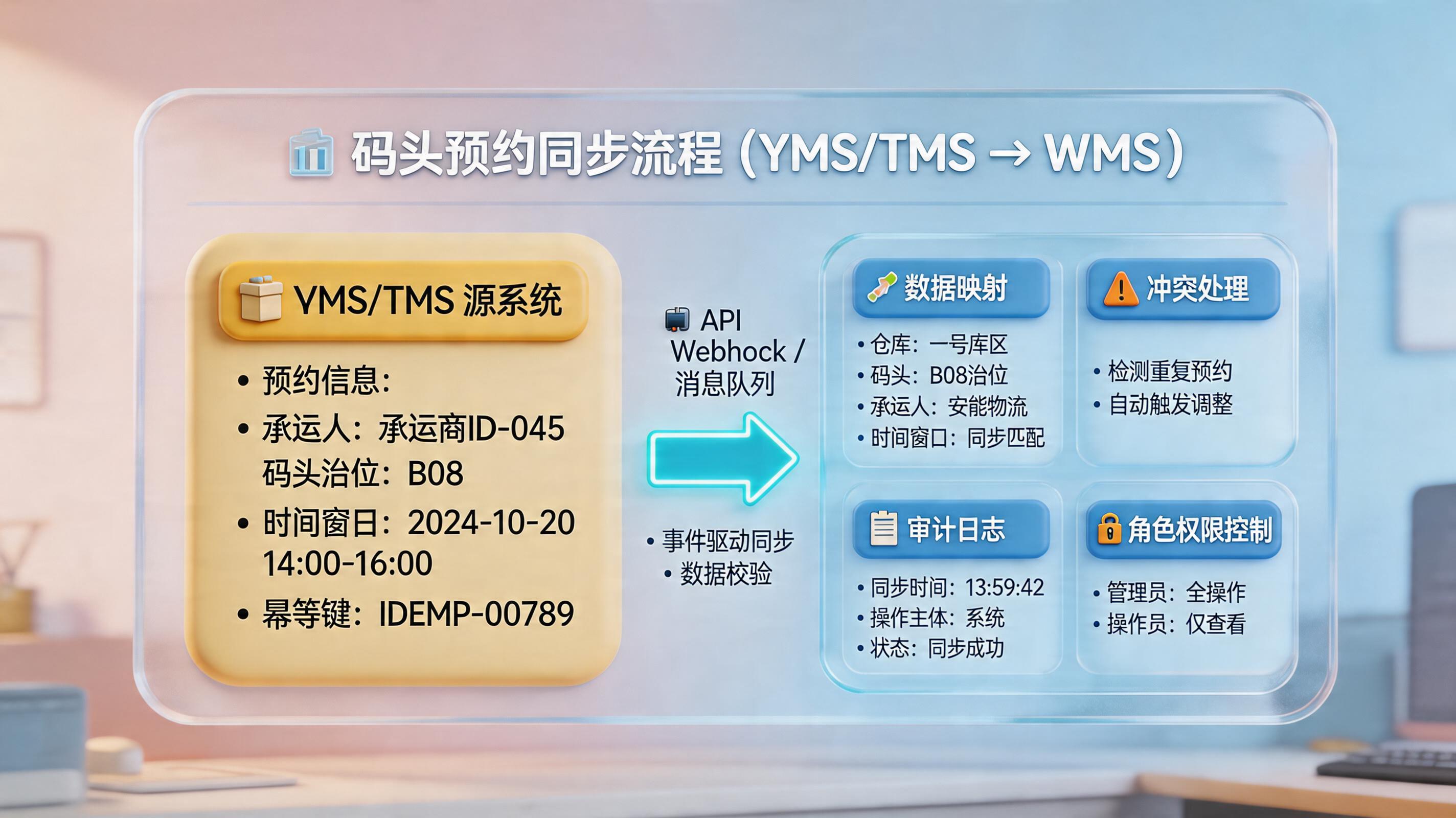 月台预约时间怎么自动同步到WMS？对接逻辑与落地流程_主图