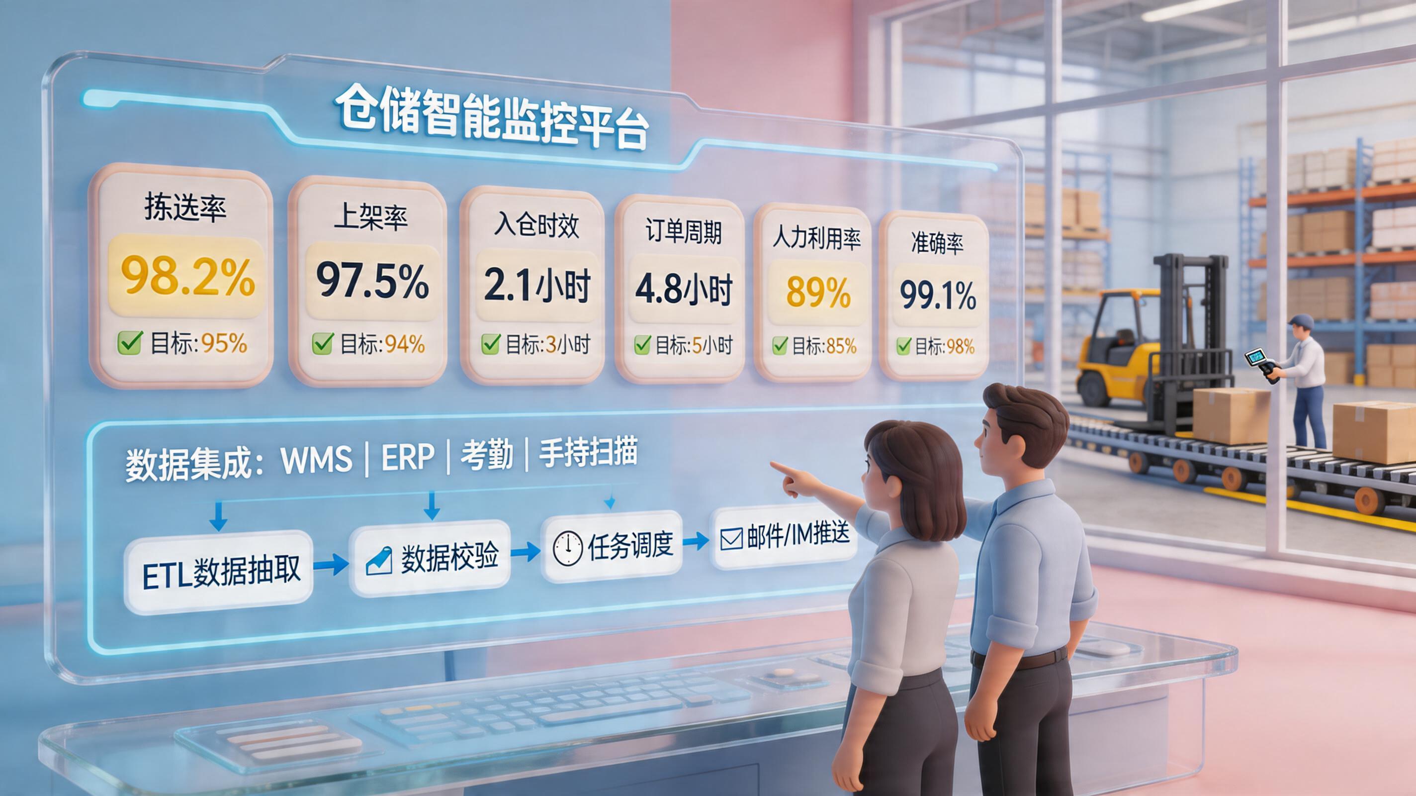 仓库作业效率报表如何自动生成？一句话自动汇总_主图