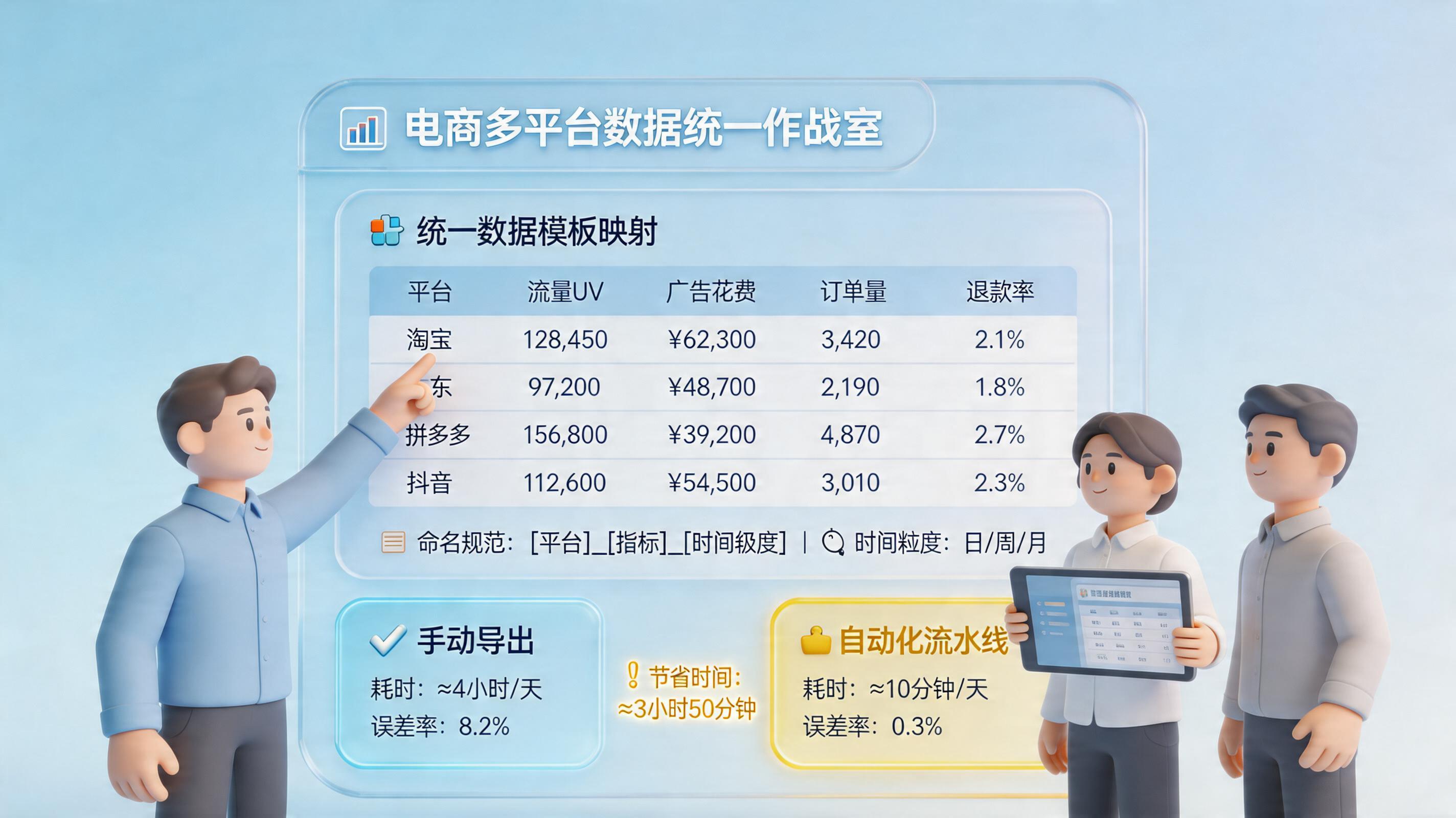 电商数据工具的模板有什么用：提效与治理_主图