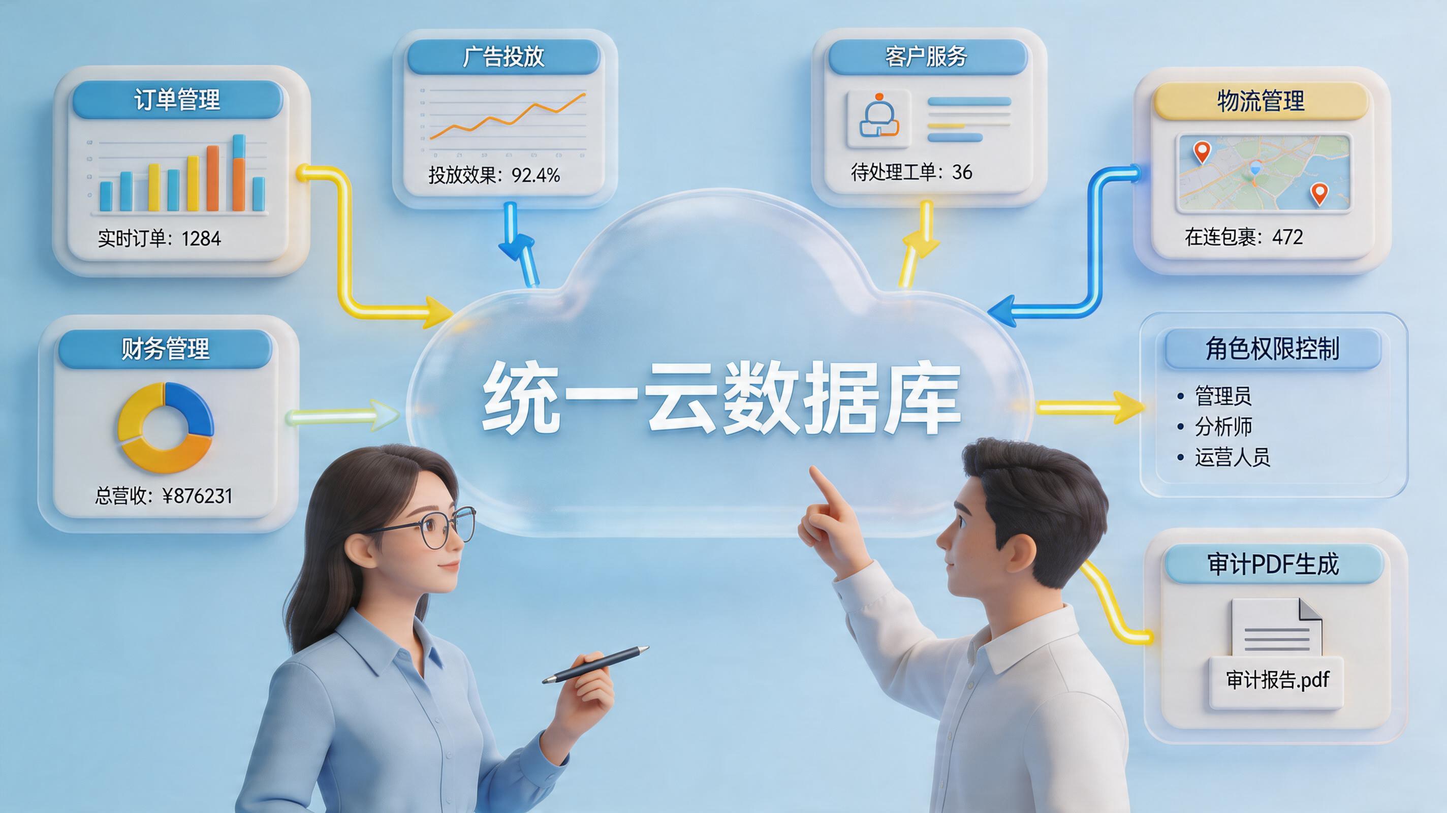 有没有办法把我店铺所有的数据都自动存到一个数据库里？原理与落地方案_主图