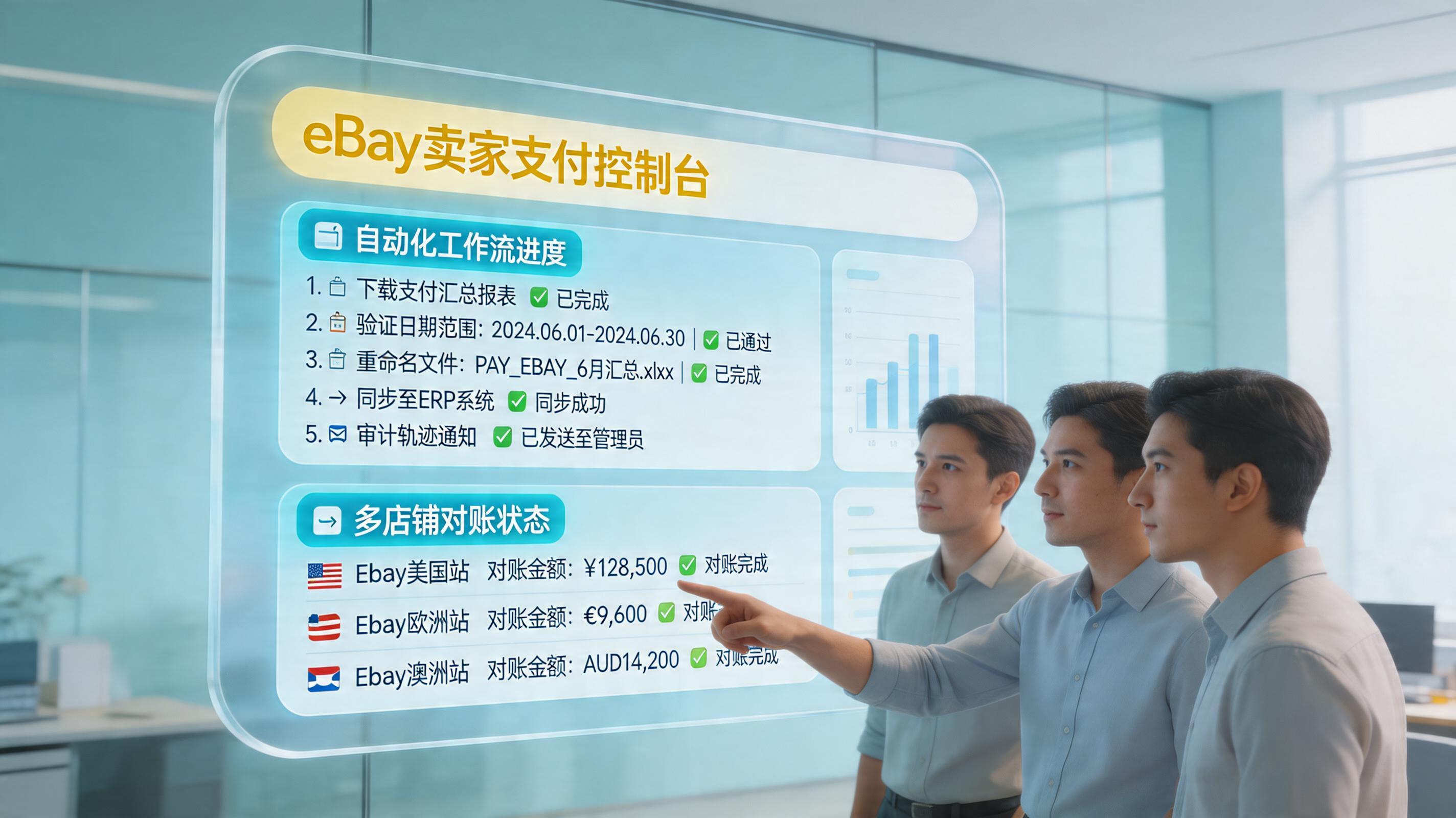 eBay付款摘要报表怎么定时自动下载？流程与对账要点_主图