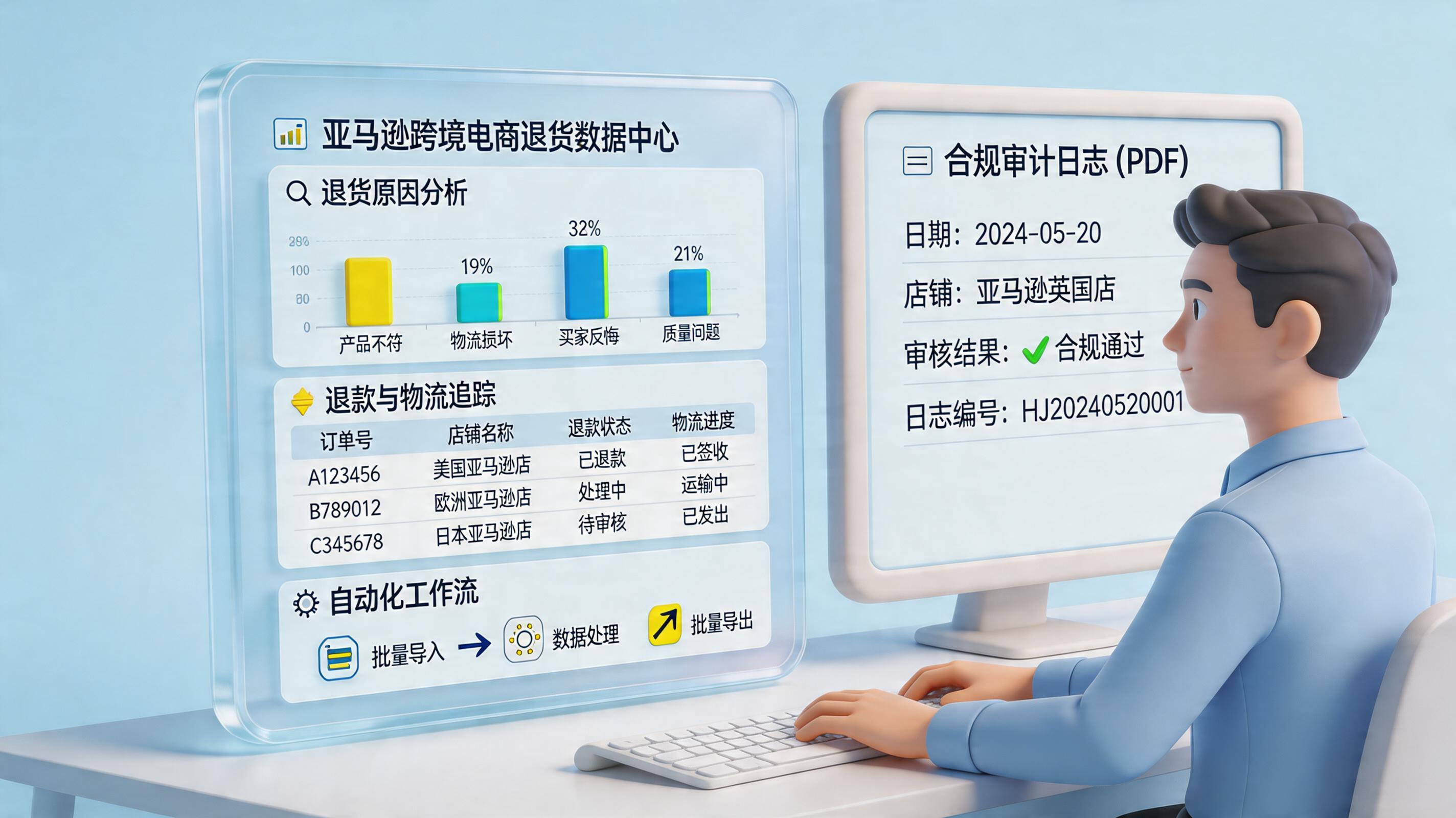 亚马逊历史退货数据能一键导入并批量导出吗？操作与合规要点_主图