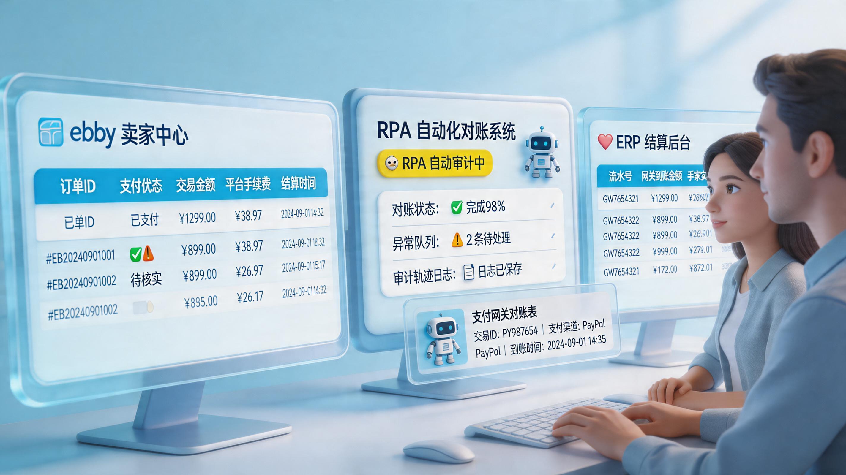 怎么用RPA自动审核eBay买家付款记录？流程与风控方法_主图