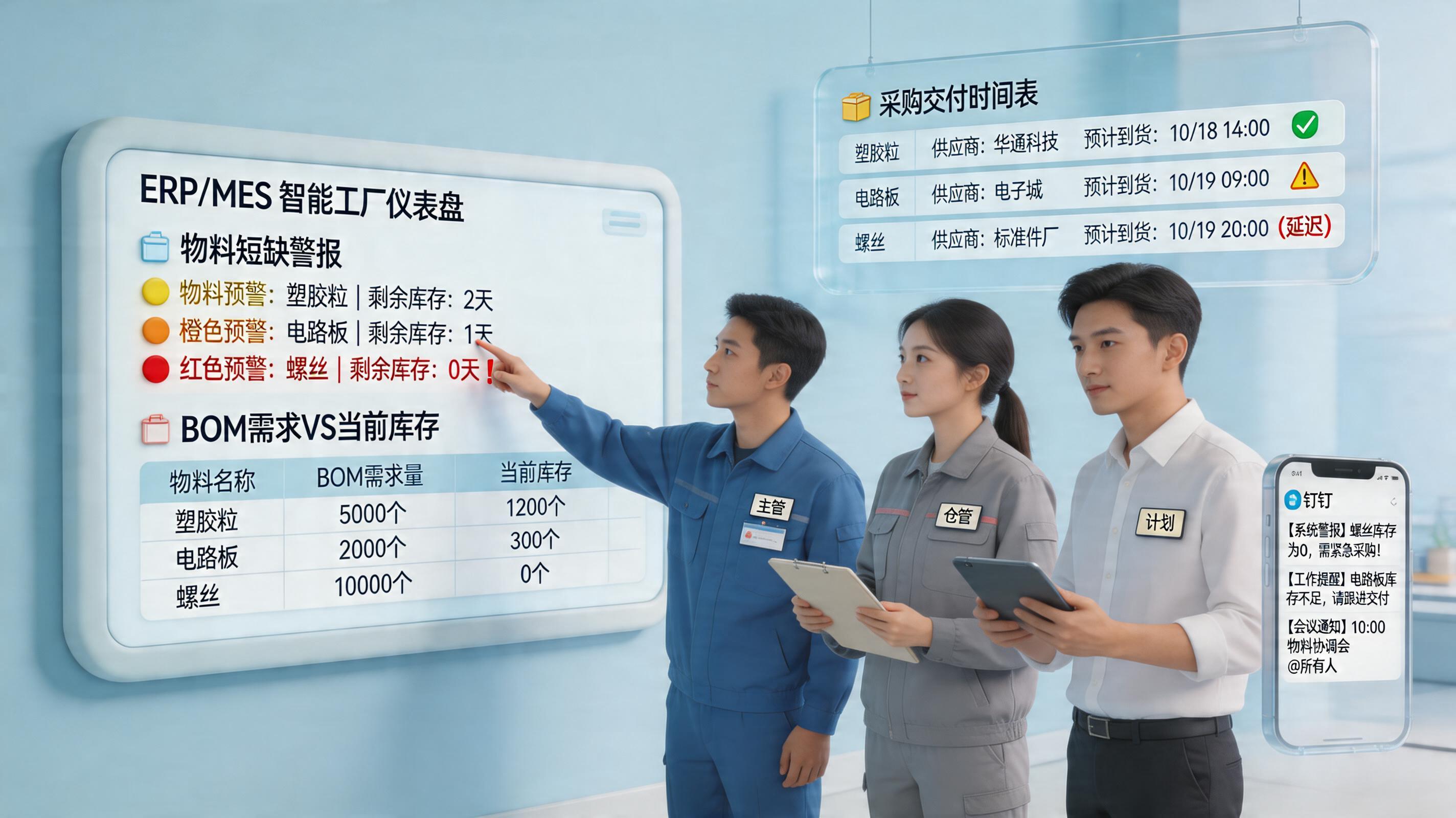 简派的生产断料预警能不能自动发钉钉？原理与落地_主图
