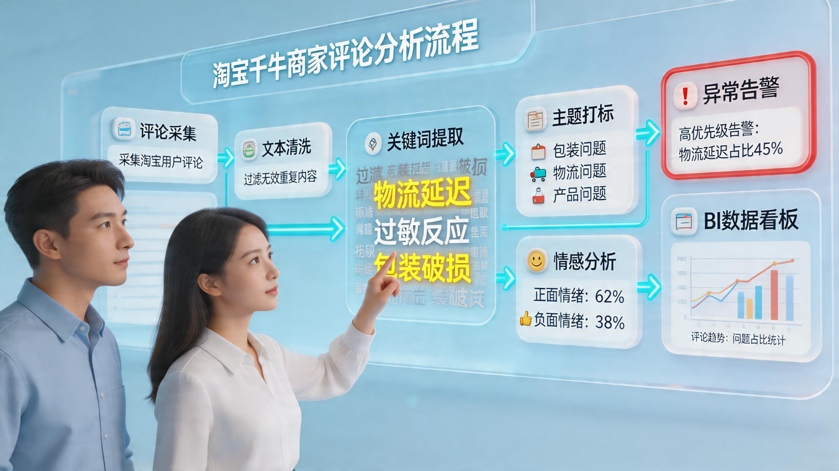 千牛商家后台的评价内容怎么自动抓取关键词？方法与落地_主图