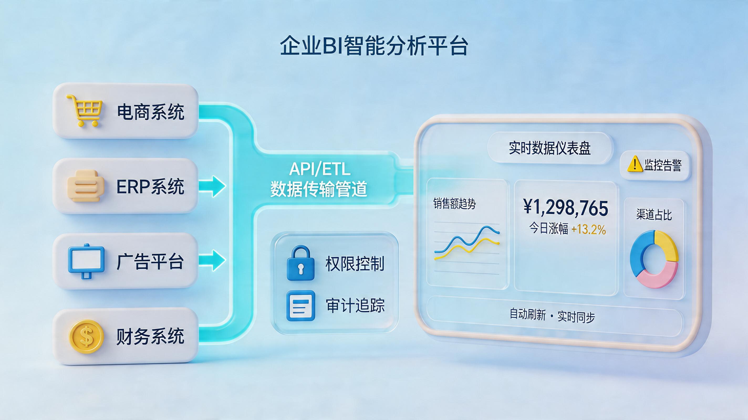 边界BI里的报表能自动刷新数据源吗？机制与选型判断_主图