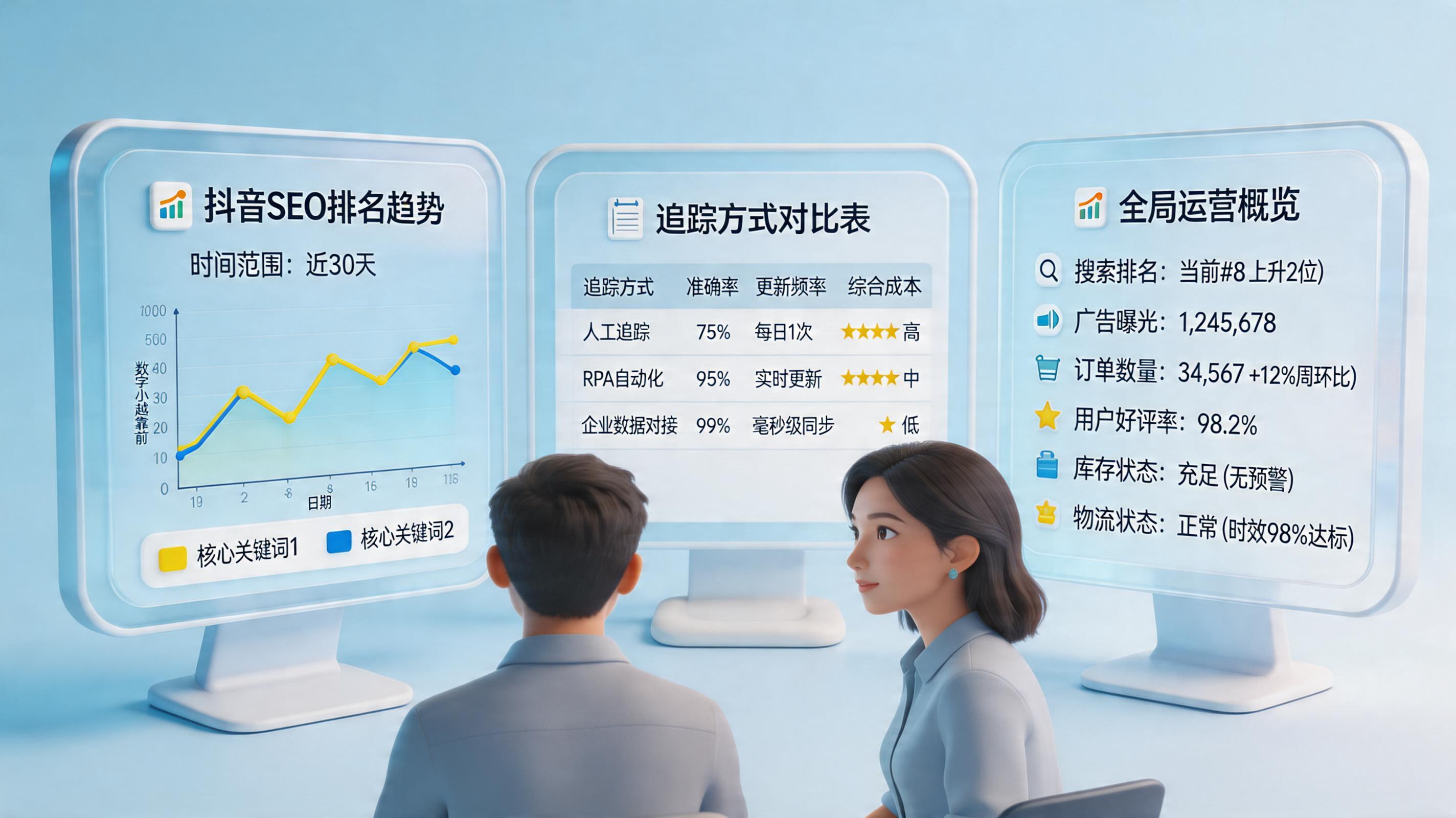 热度云抖音SEO排名数据每天怎么自动记录？方法与落地_主图