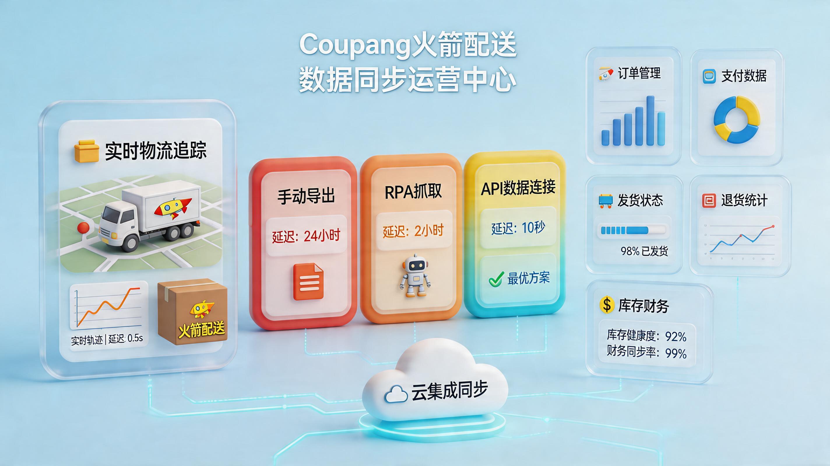 Coupang的火箭配送订单数据能实时同步吗？同步机制解析_主图