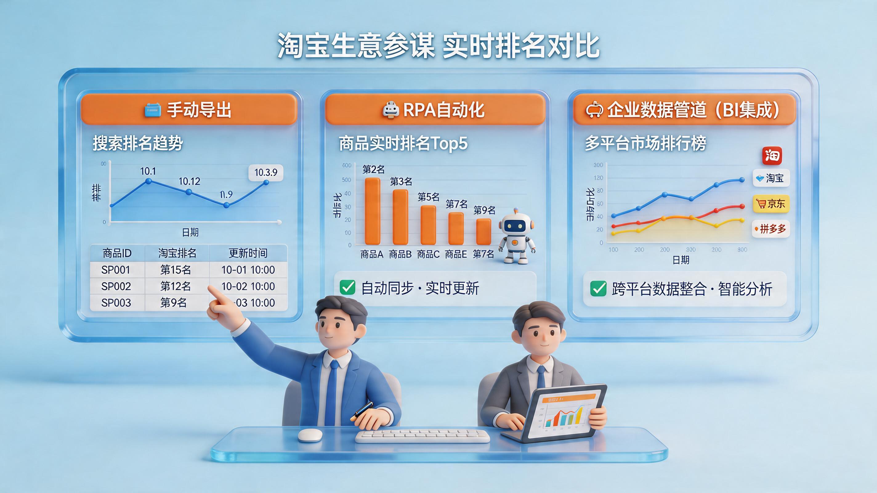淘系生意参谋的实时榜单数据能自动导出吗？方法与企业方案_主图