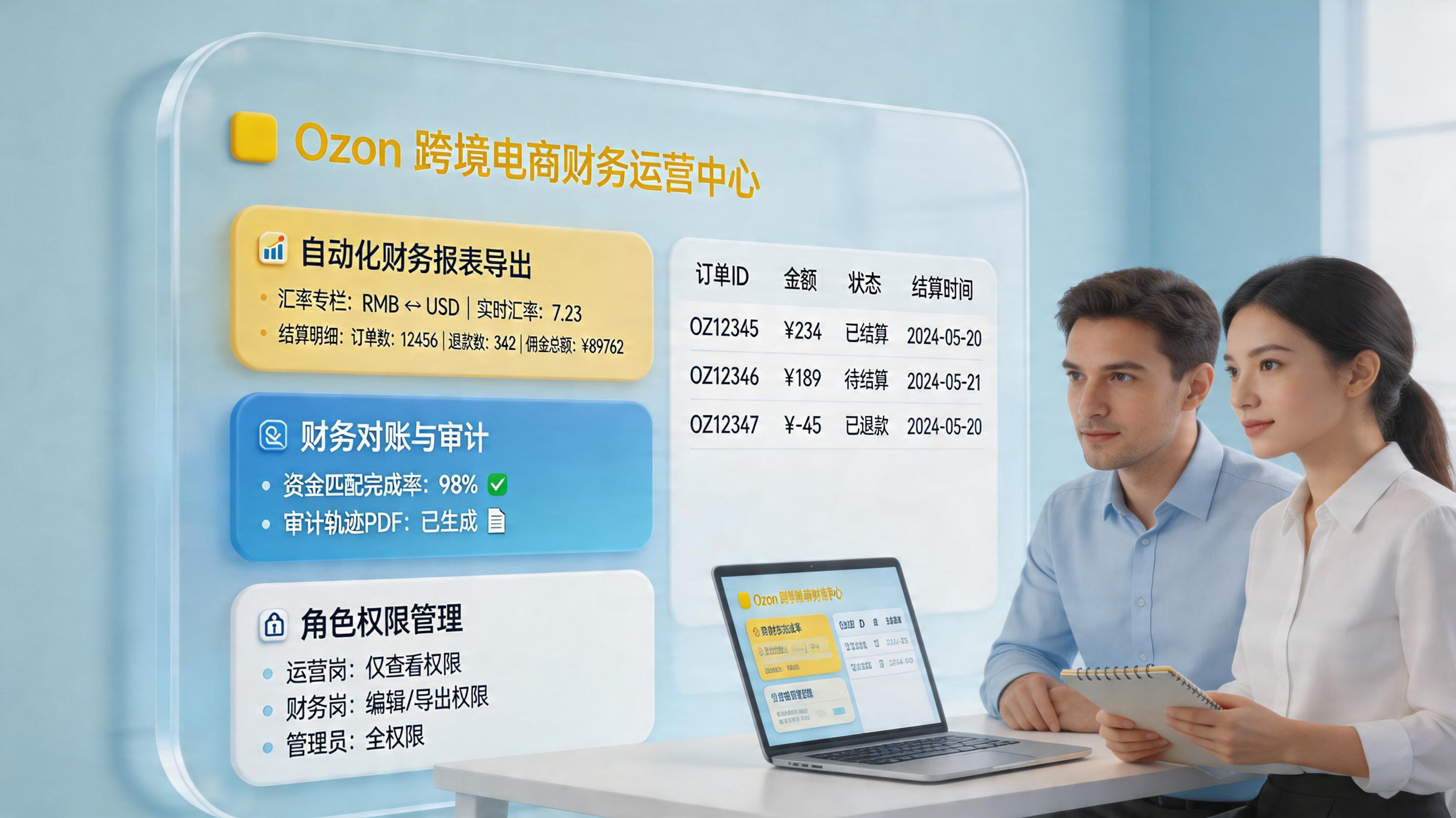 Ozon的财务报告能自动导出含汇率的版本吗？判断与做法_主图