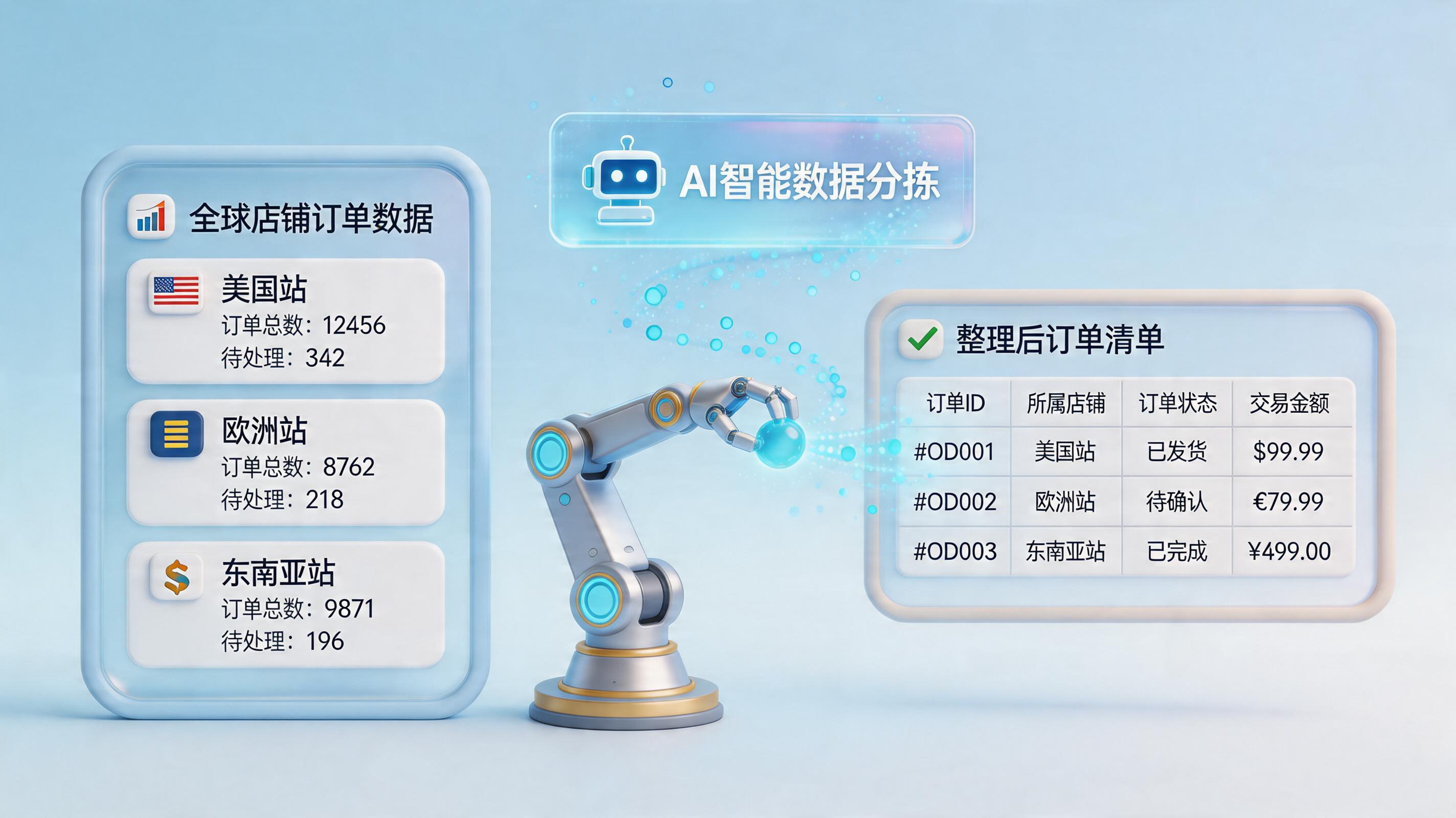 速卖通订单数据批量导出可以自动化吗？跨境卖家提效指南_主图