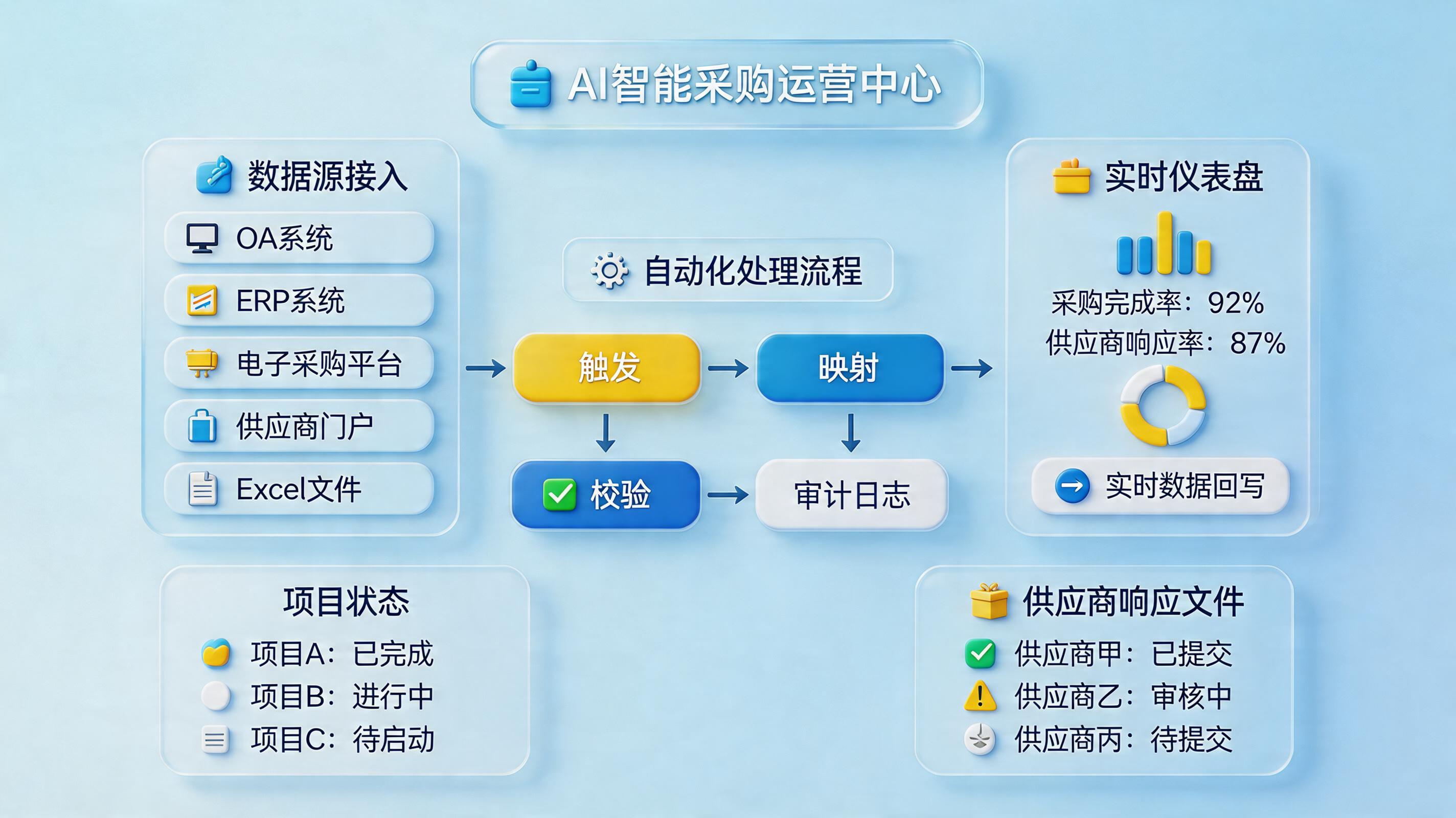 采购数据自动回填到看板的方法？四种路径与落地步骤_主图