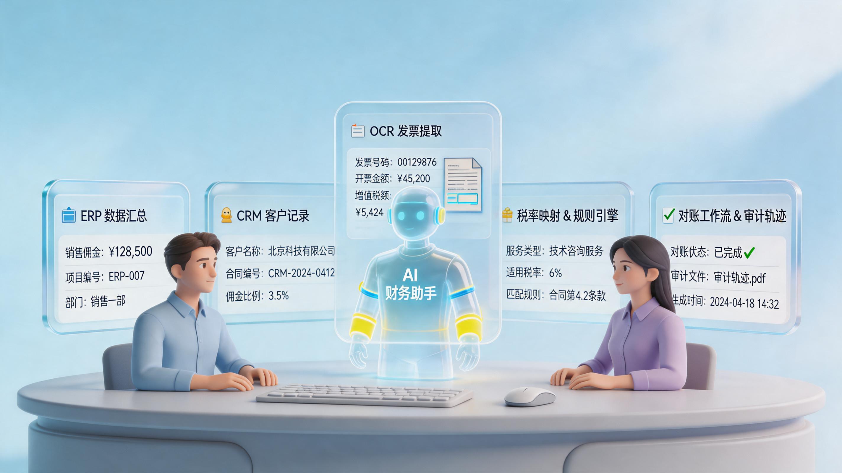 复杂佣金怎么自动合并开票？规则归集与系统闭环_主图
