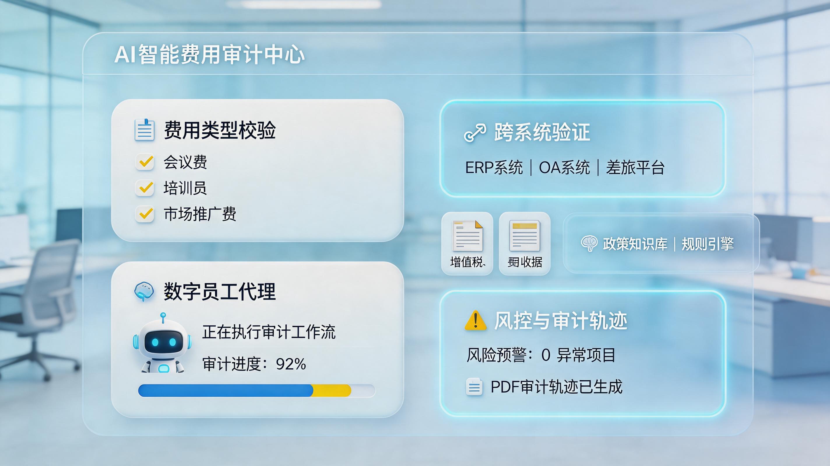 企业特殊费用类型如何让系统自动审核？规则判定与Agent落地_主图