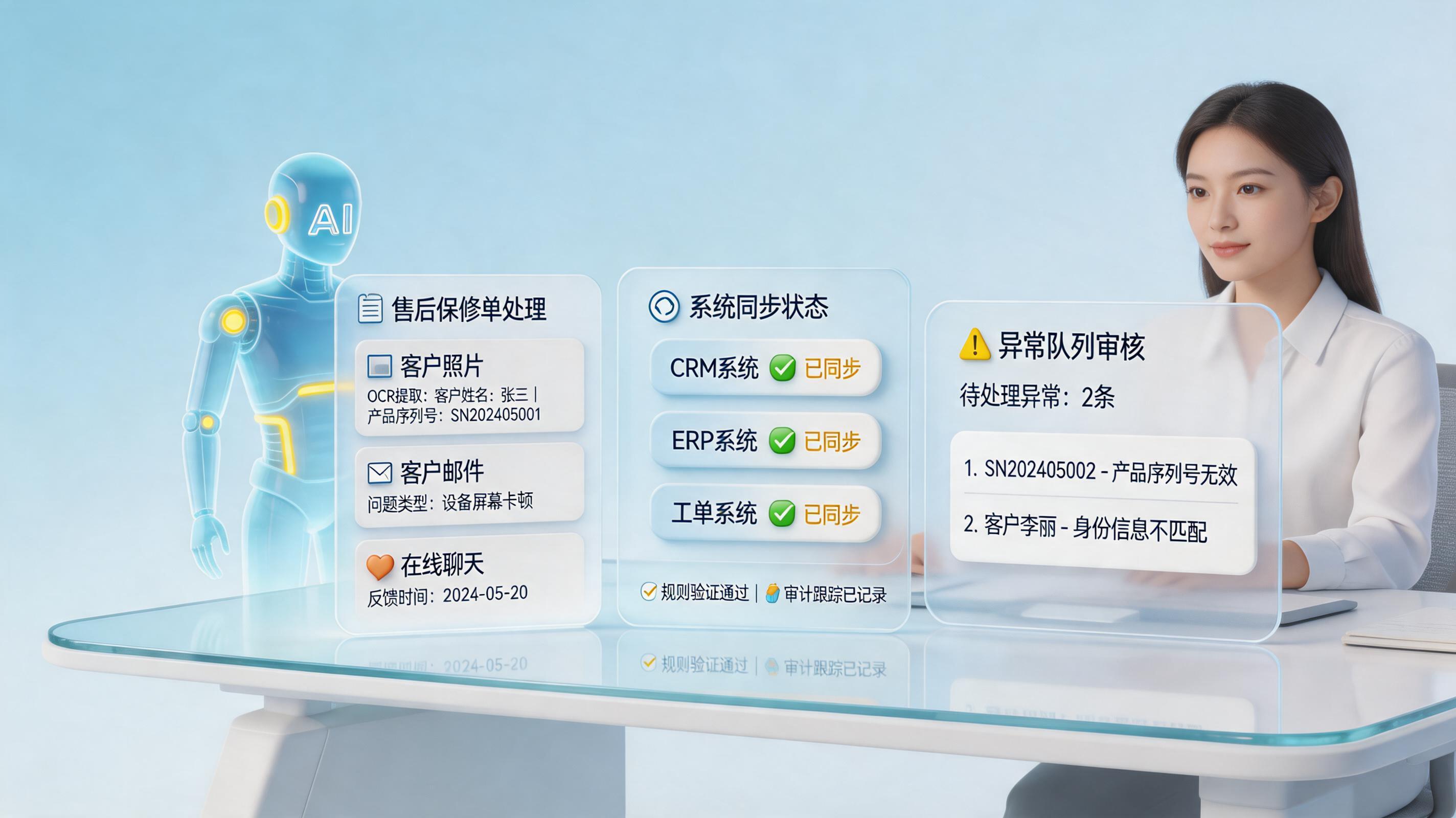 售后卡的相关信息怎么实现自动登记同步？闭环流程与系统方案_主图