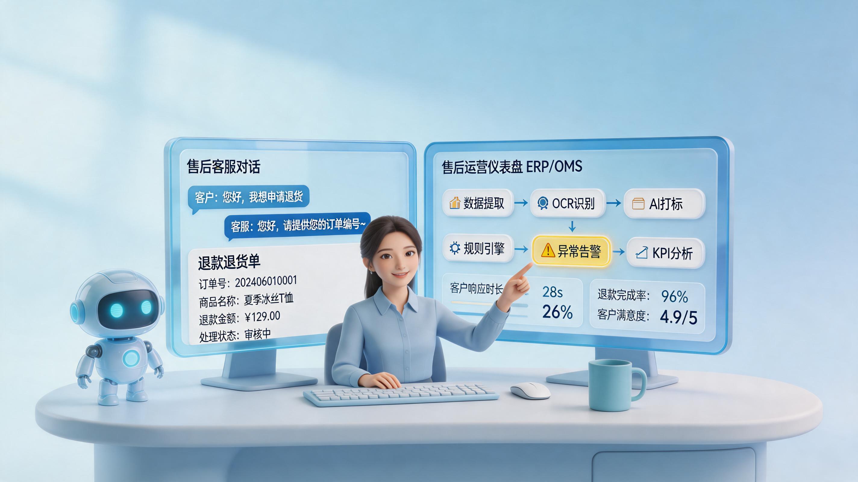 电商售后SAS单据统计全流程自动化教程｜从取数到闭环_主图