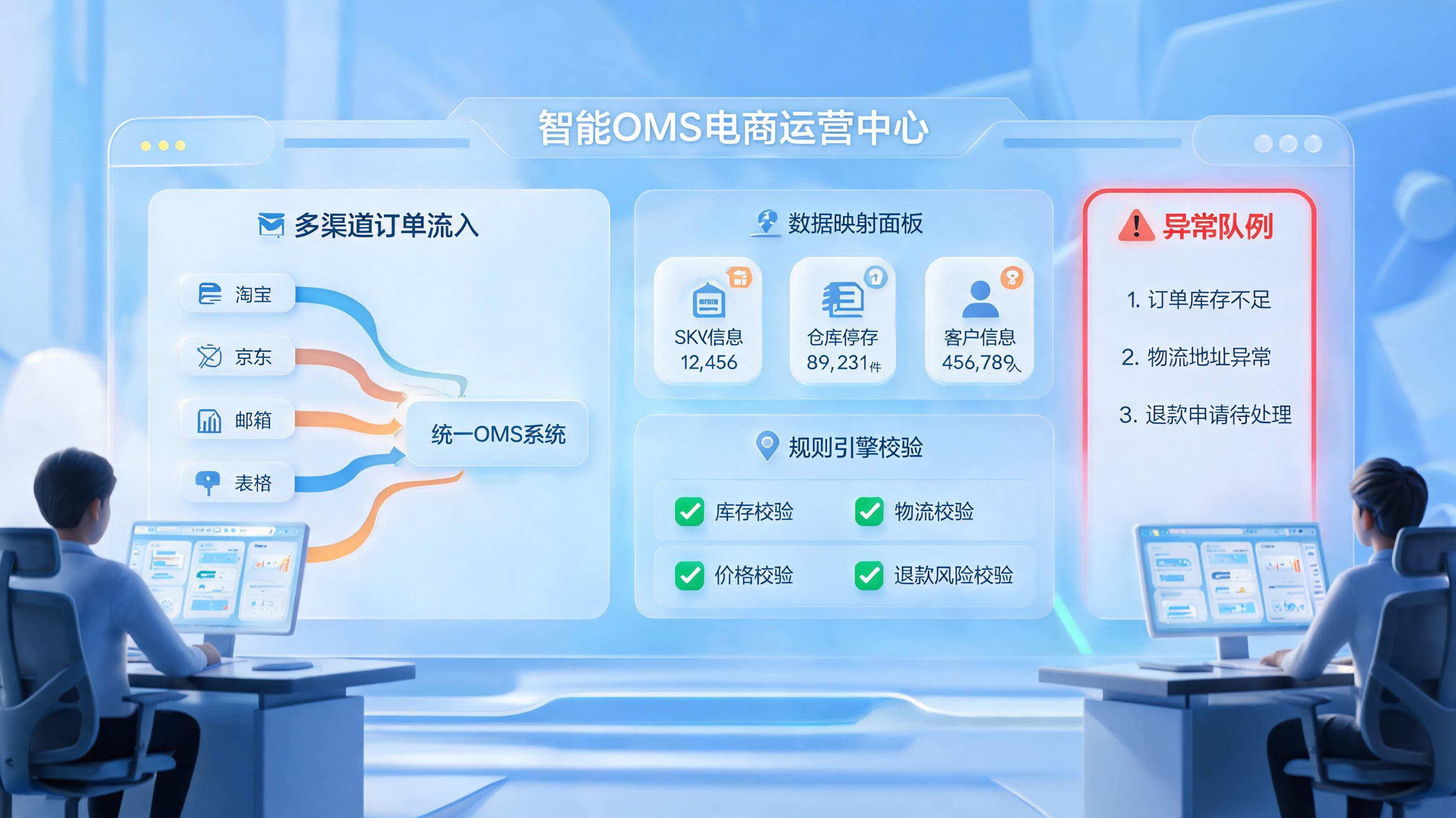 管易OMS订单信息自动化处理完整解决方案：订单流转自动闭环_主图