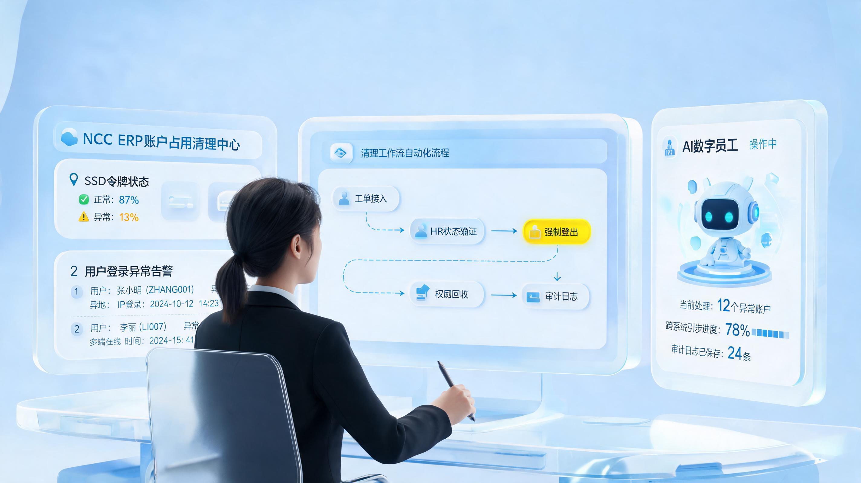 NCC账号占用自动化清理与系统优化教程：排查流程与优化路径_主图
