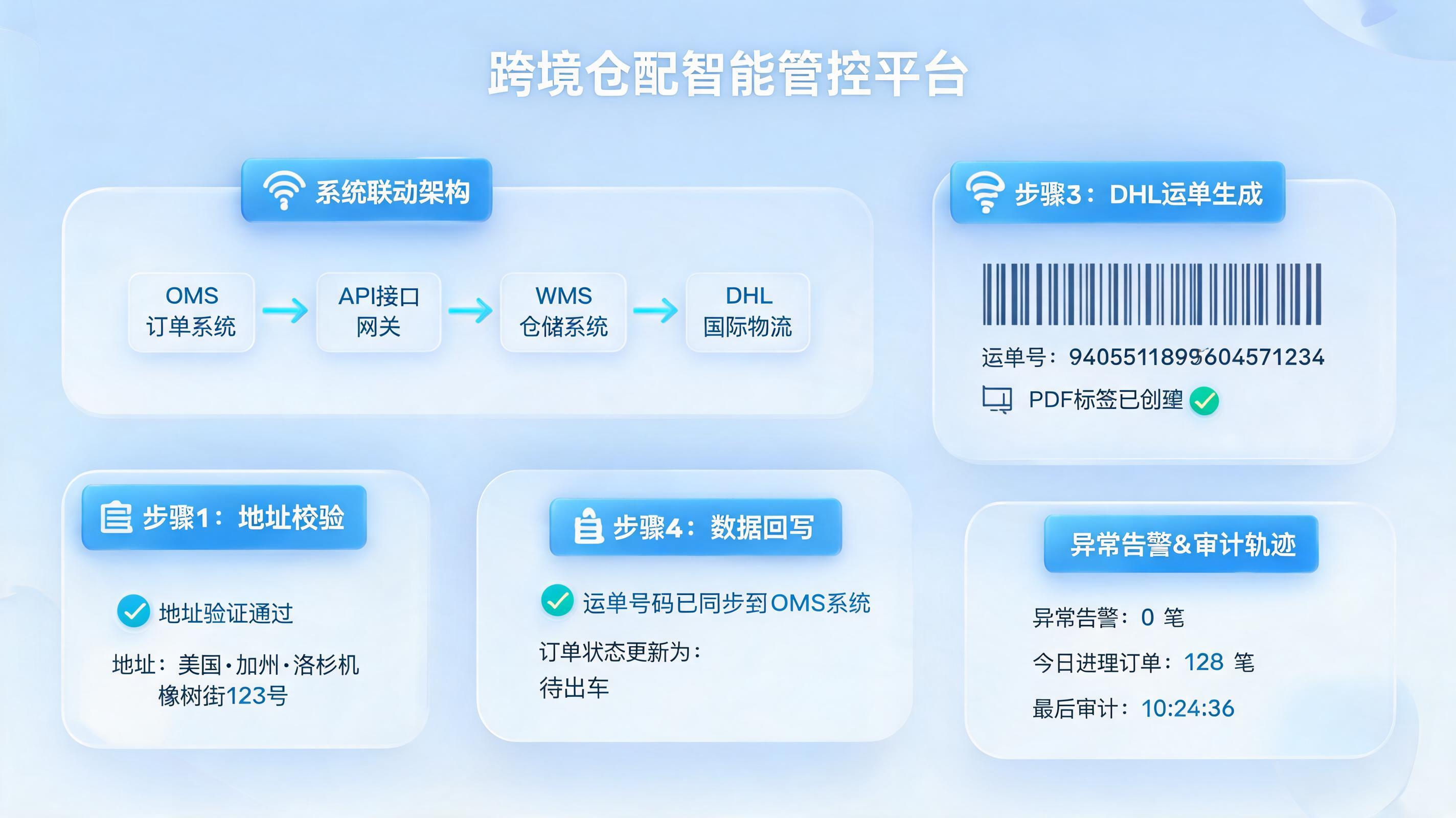 DHL运单号自动生成与运单信息回填指南，流程配置与异常处理_主图