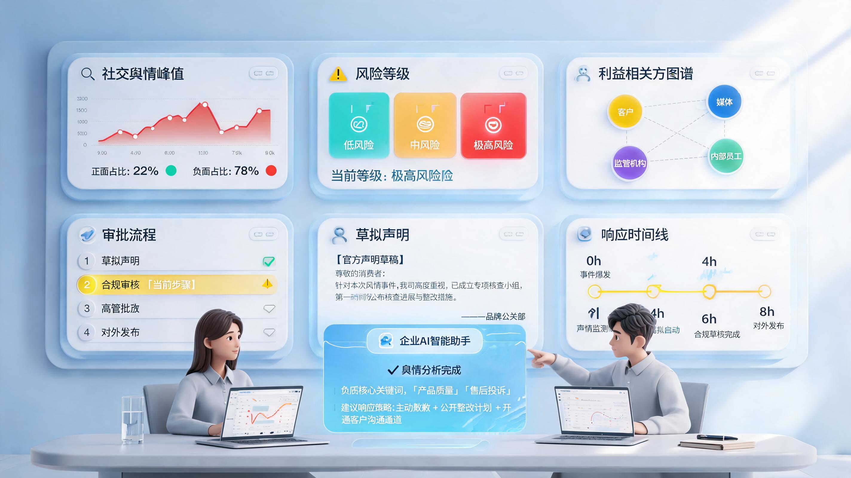 危机公关全流程方案可以自动撰写吗？AI先做初稿再闭环_主图