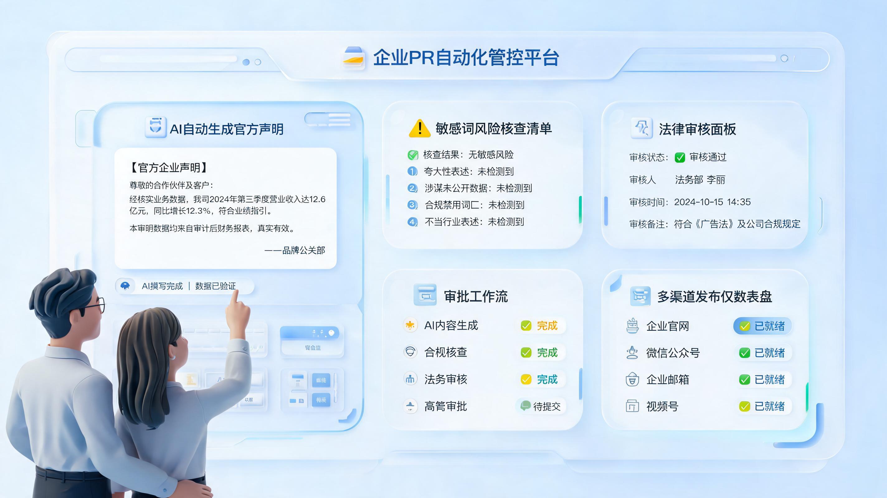 企业公关声明自动化撰写与发布规范指南｜起草审核发布闭环_主图