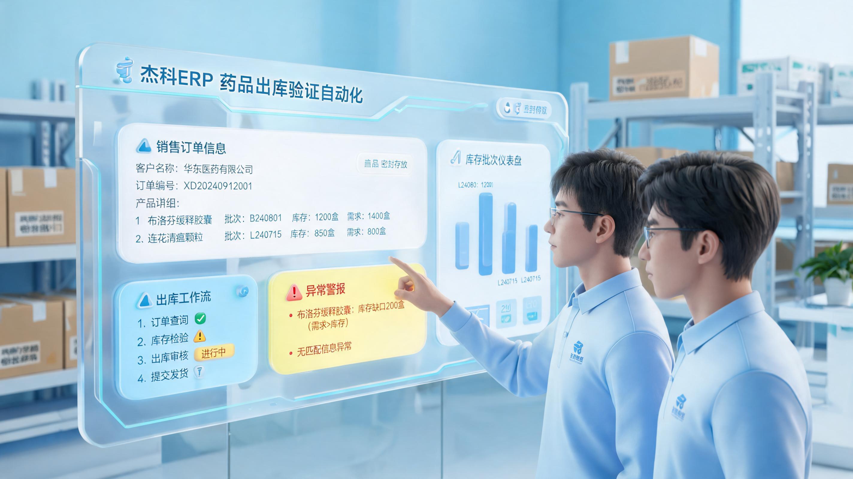 捷科ERP发货单自动化核对与校验方案，出库差错怎么降_主图