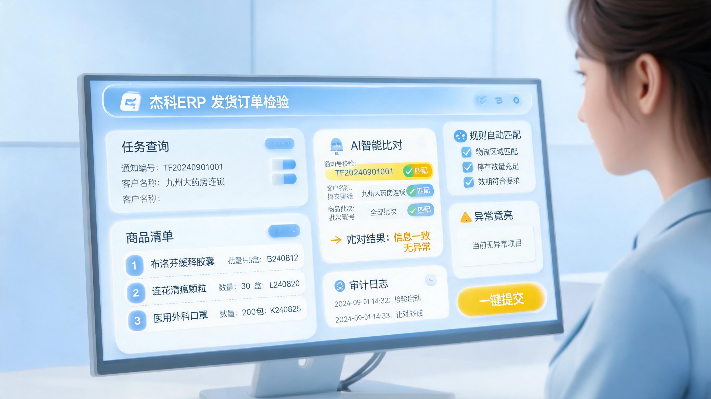 捷科ERP发货单怎么自动核对？规则先标准化_主图