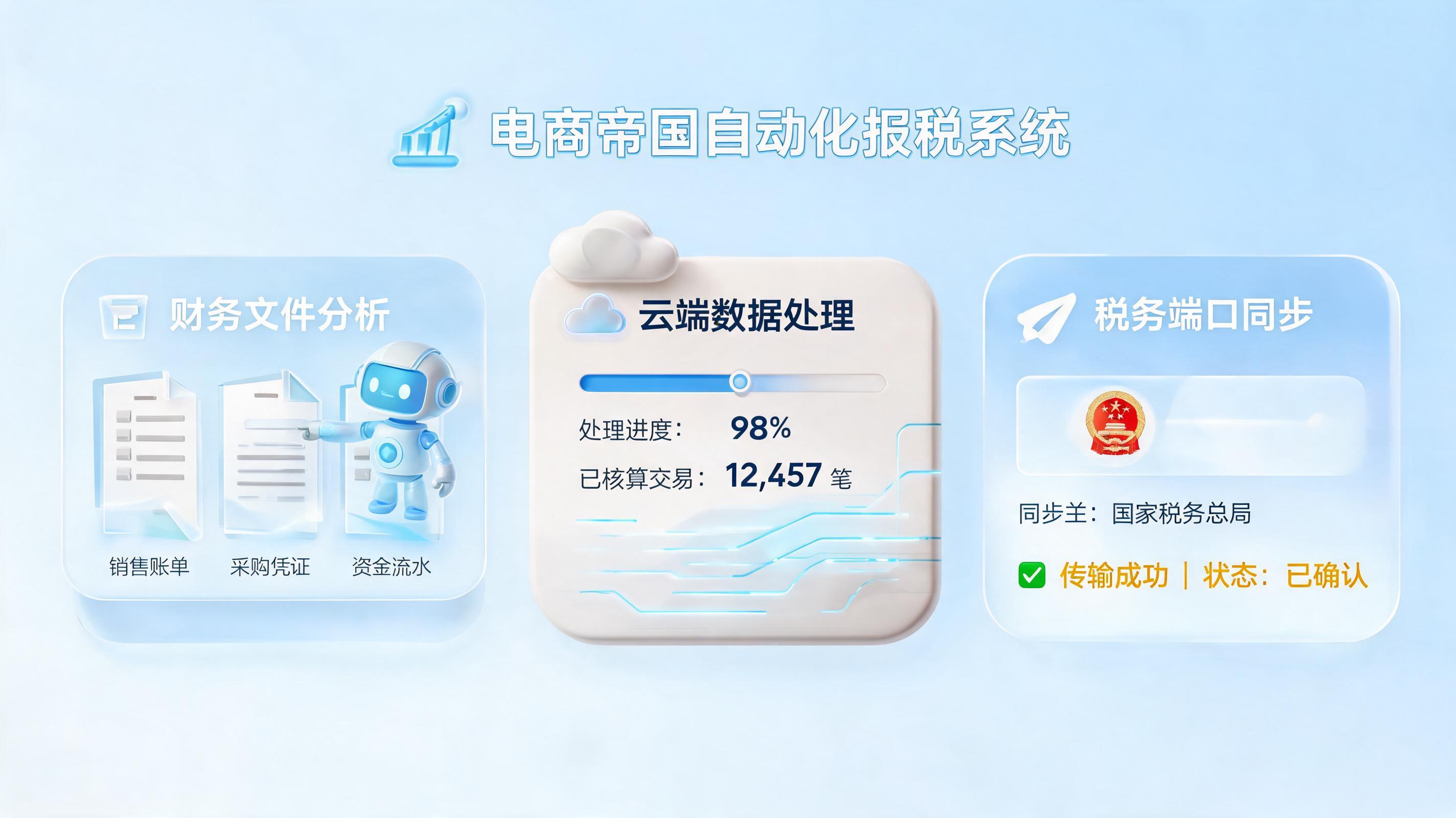 电商税务申报可以自动化处理吗？AI数字员工提效合规_主图