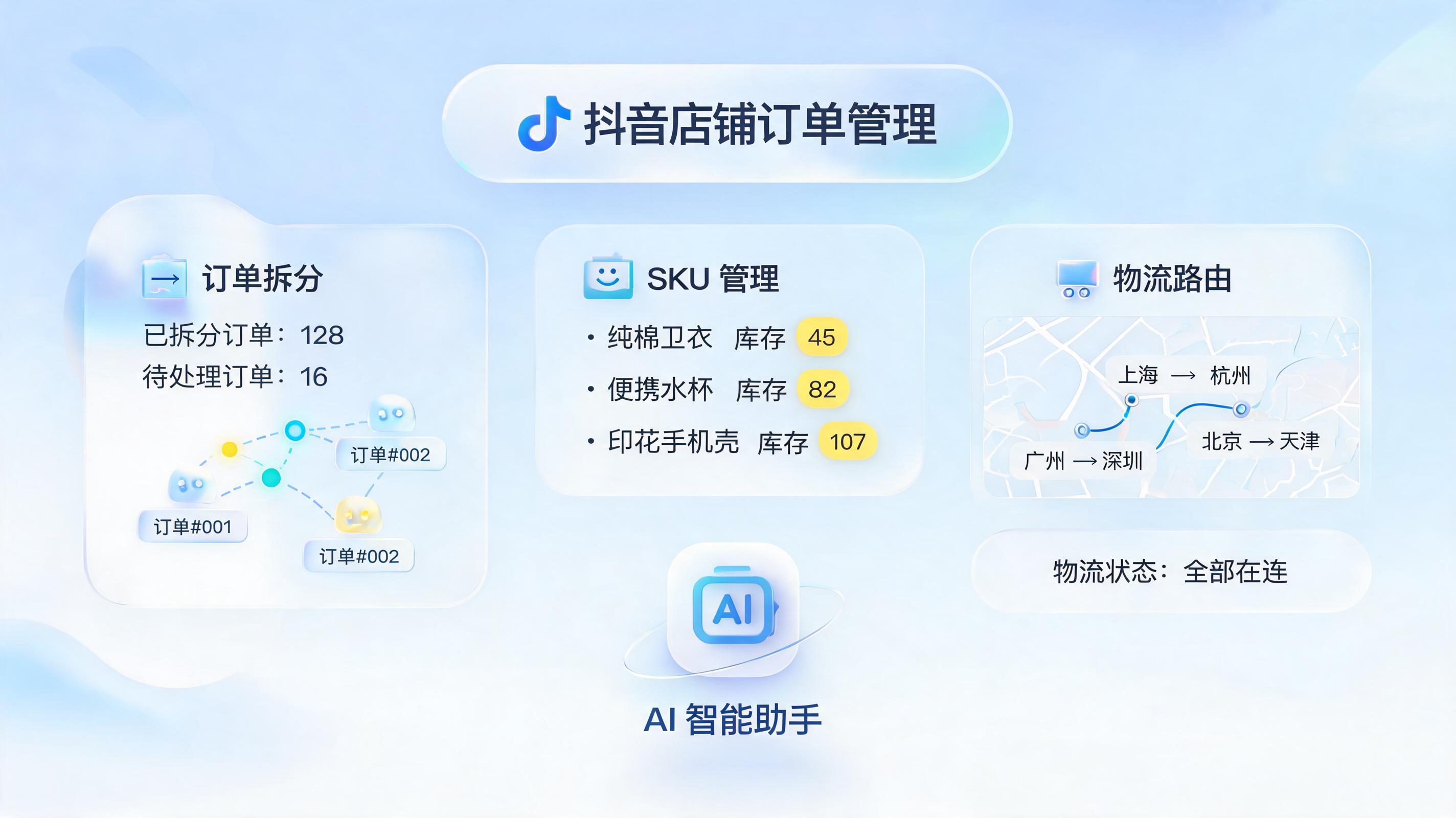 抖店订单自动化拆分与处理完整教程：助力零售商家增效_主图
