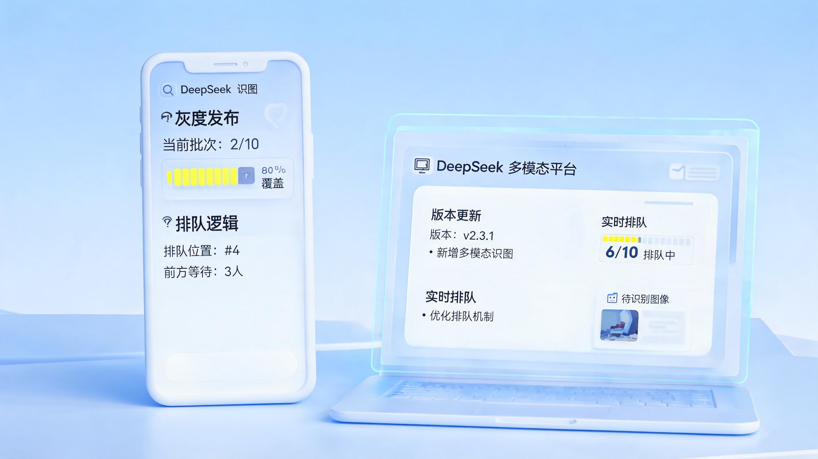 DeepSeek识图模式为什么有的有有的没有？灰度机制、排队逻辑与应对方案全解析_图1