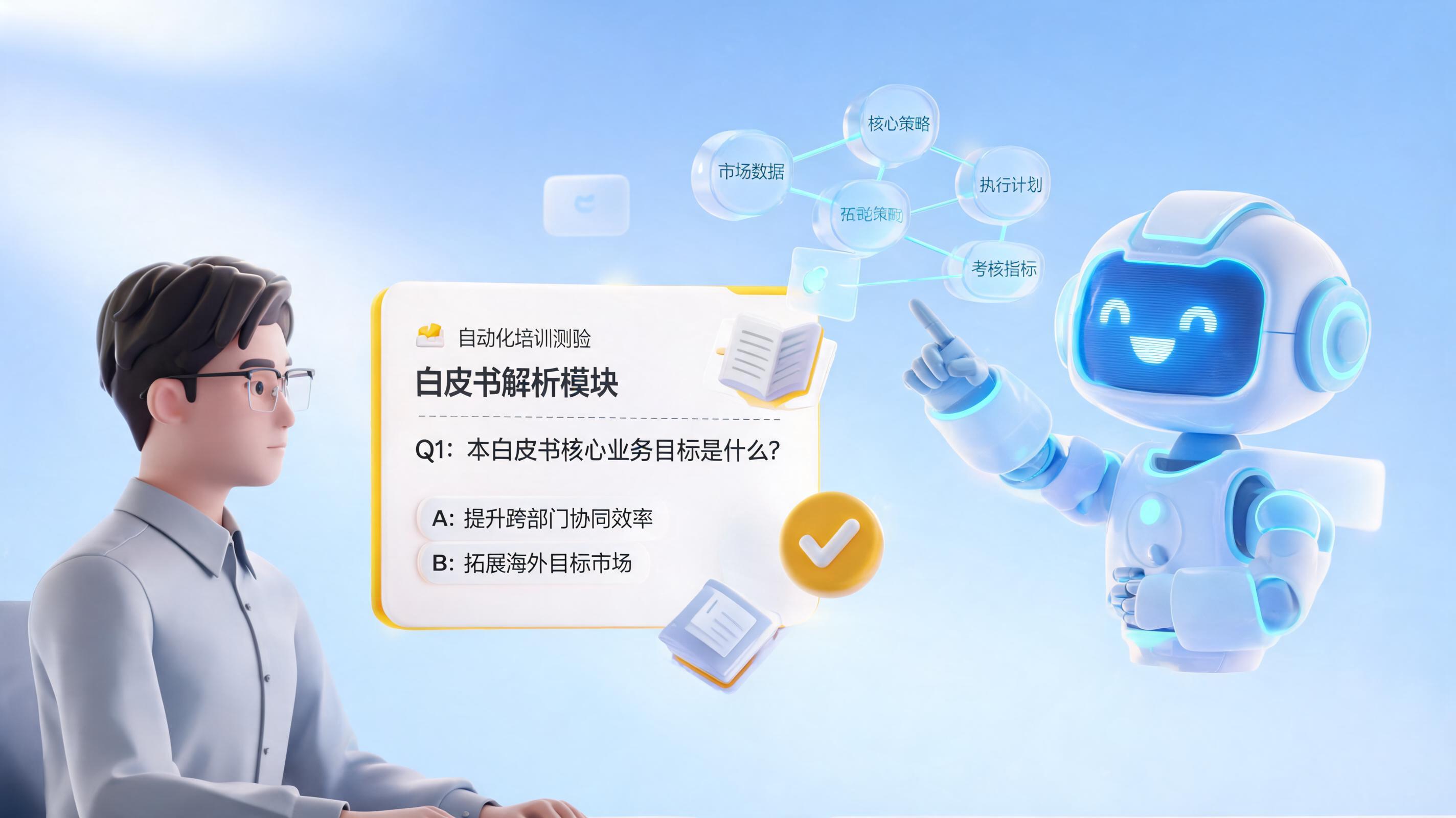 边学边测沉浸式交互学习实现方法：AI Agent 赋能培训转型_主图
