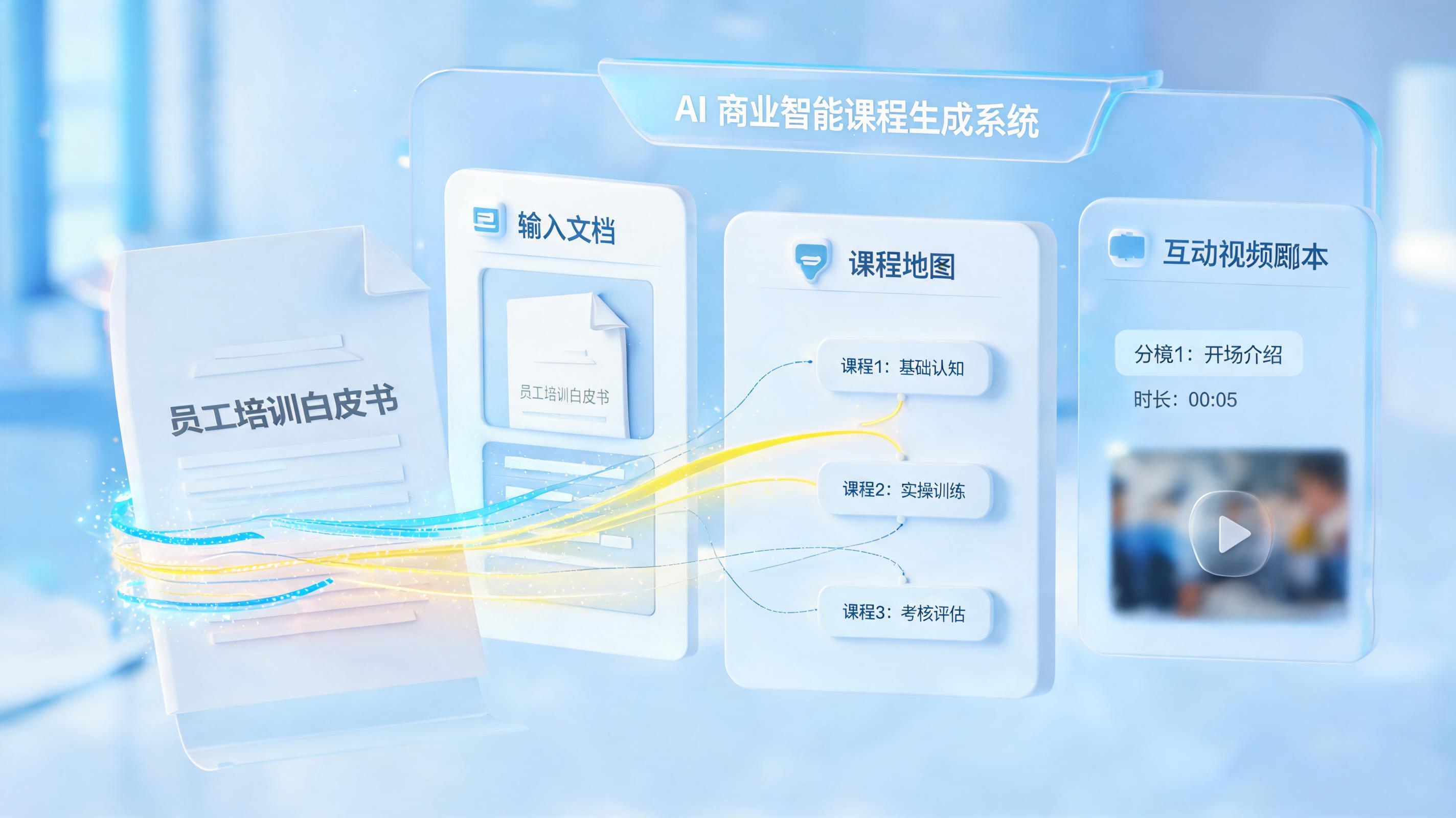 教学脚本与课程大纲生成方案？实在Agent重塑数字化培训效率_主图