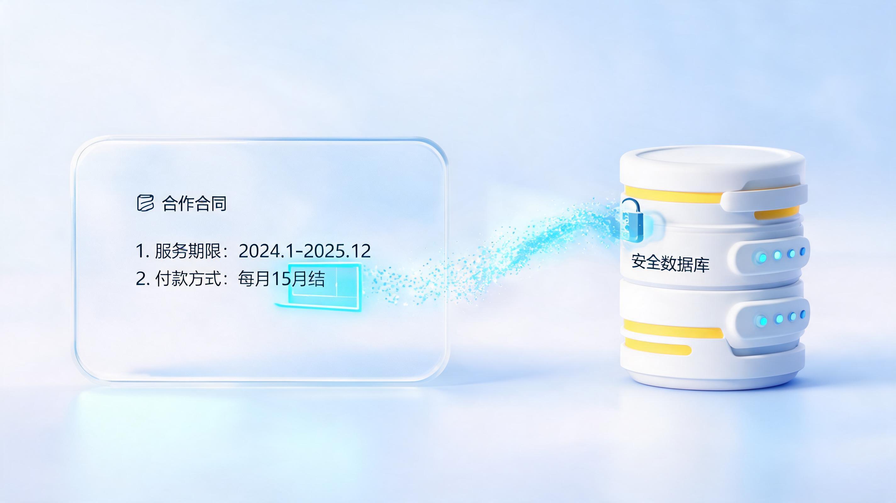 怎么自动提取合同信息 智能体实现端到端数据闭环