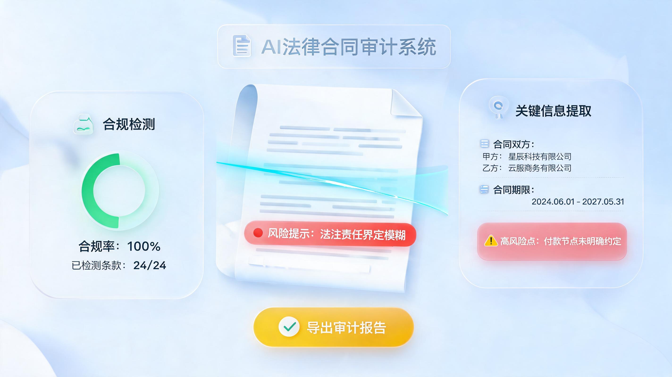如何快速查合同风险？智能体助力企业合规降本