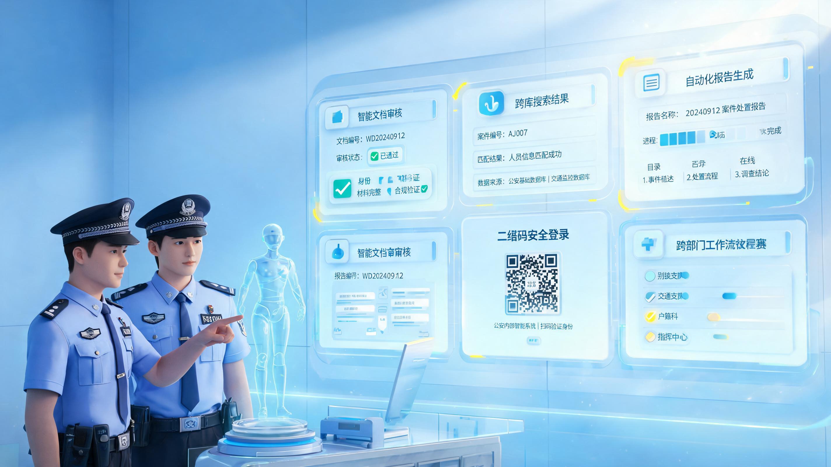 如何实现基层警务工作减负？数字员工重构警务流程_图1