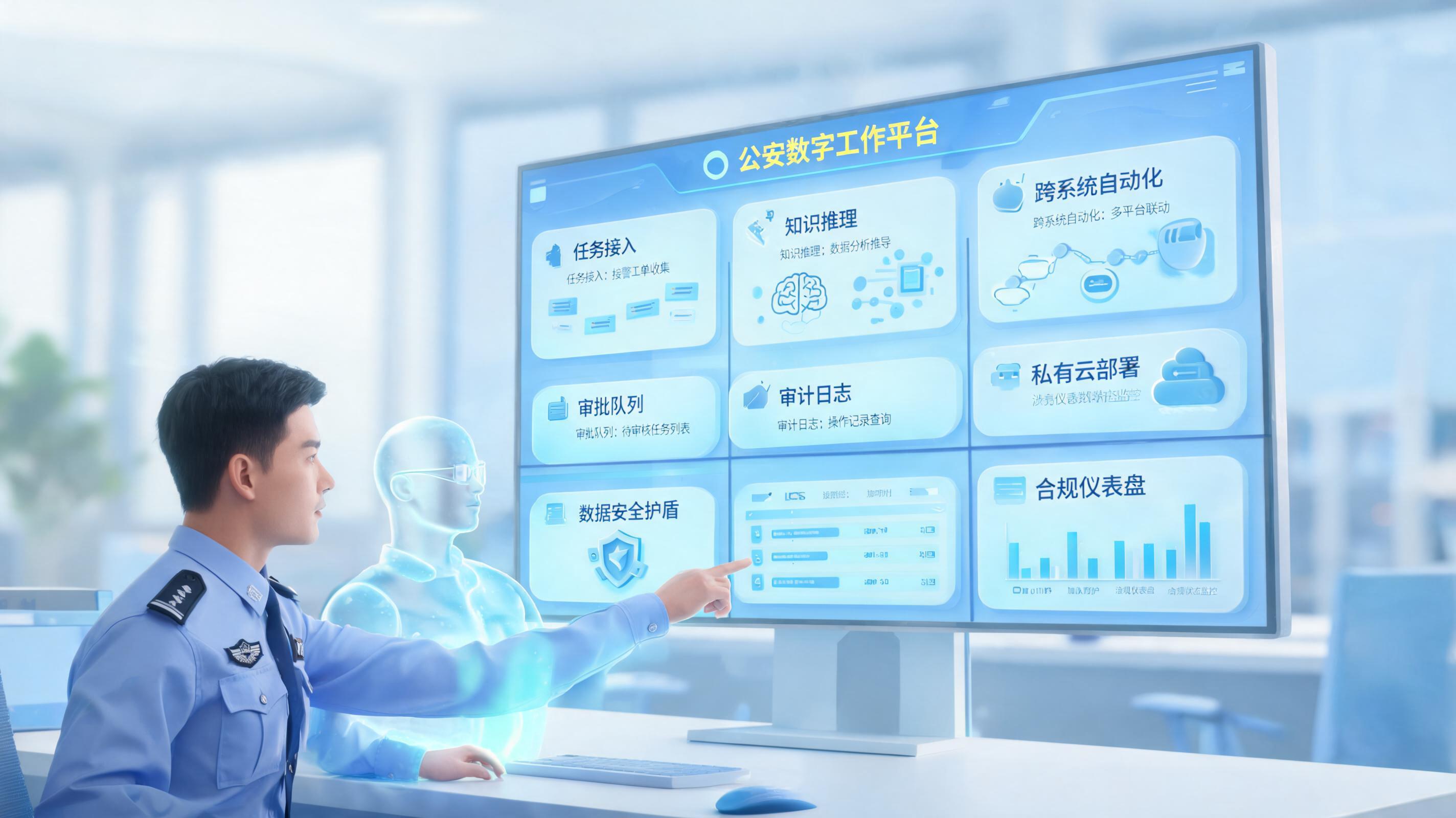怎么搭建公安数字员工办公体系？从试点到规模化协同_图1