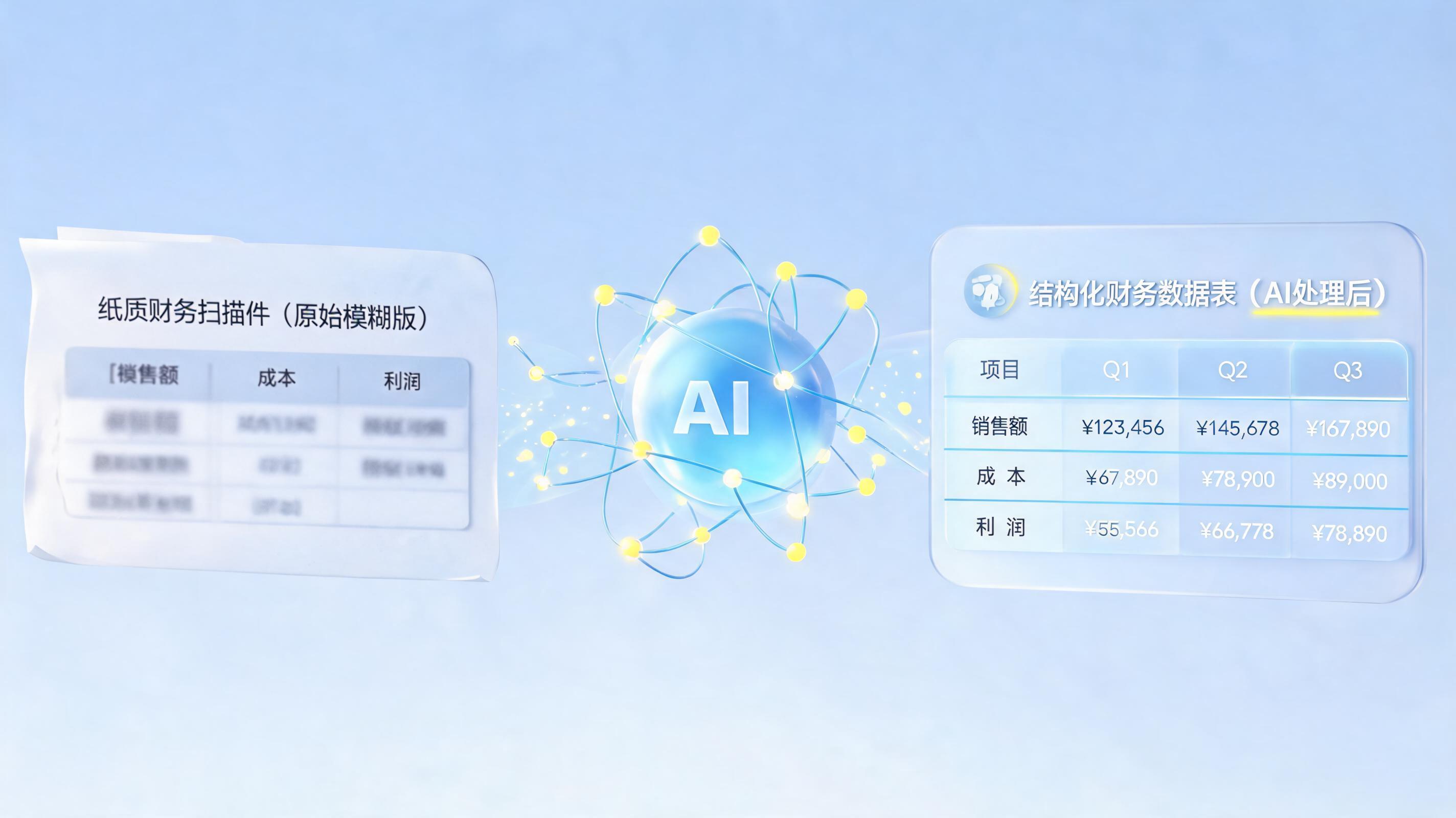 扫描版财报怎么识别解析？实在Agent实现财报自动化处理_图1