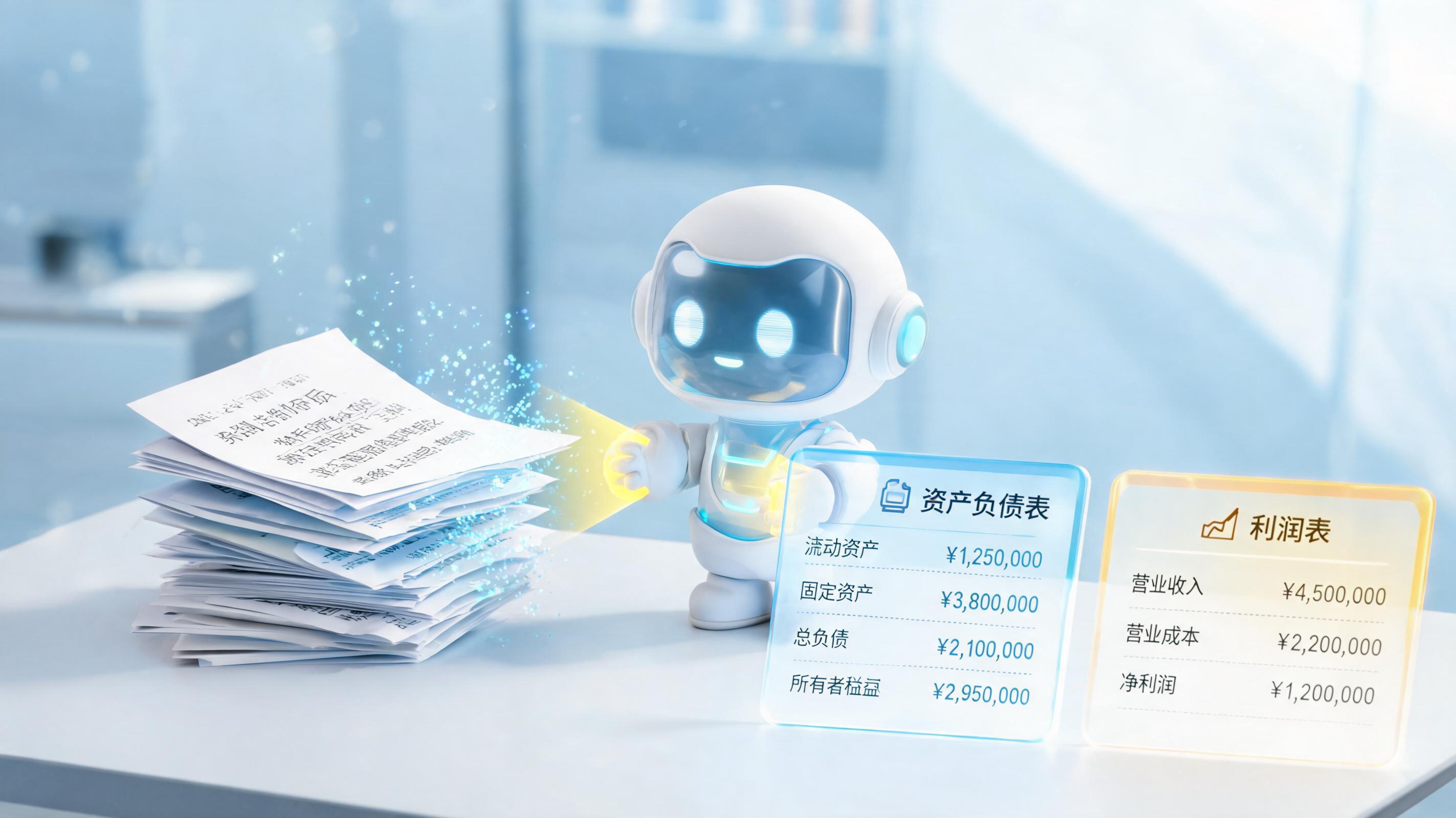 财务三表结构化处理指南：AI智能体加速数字化审计_图1